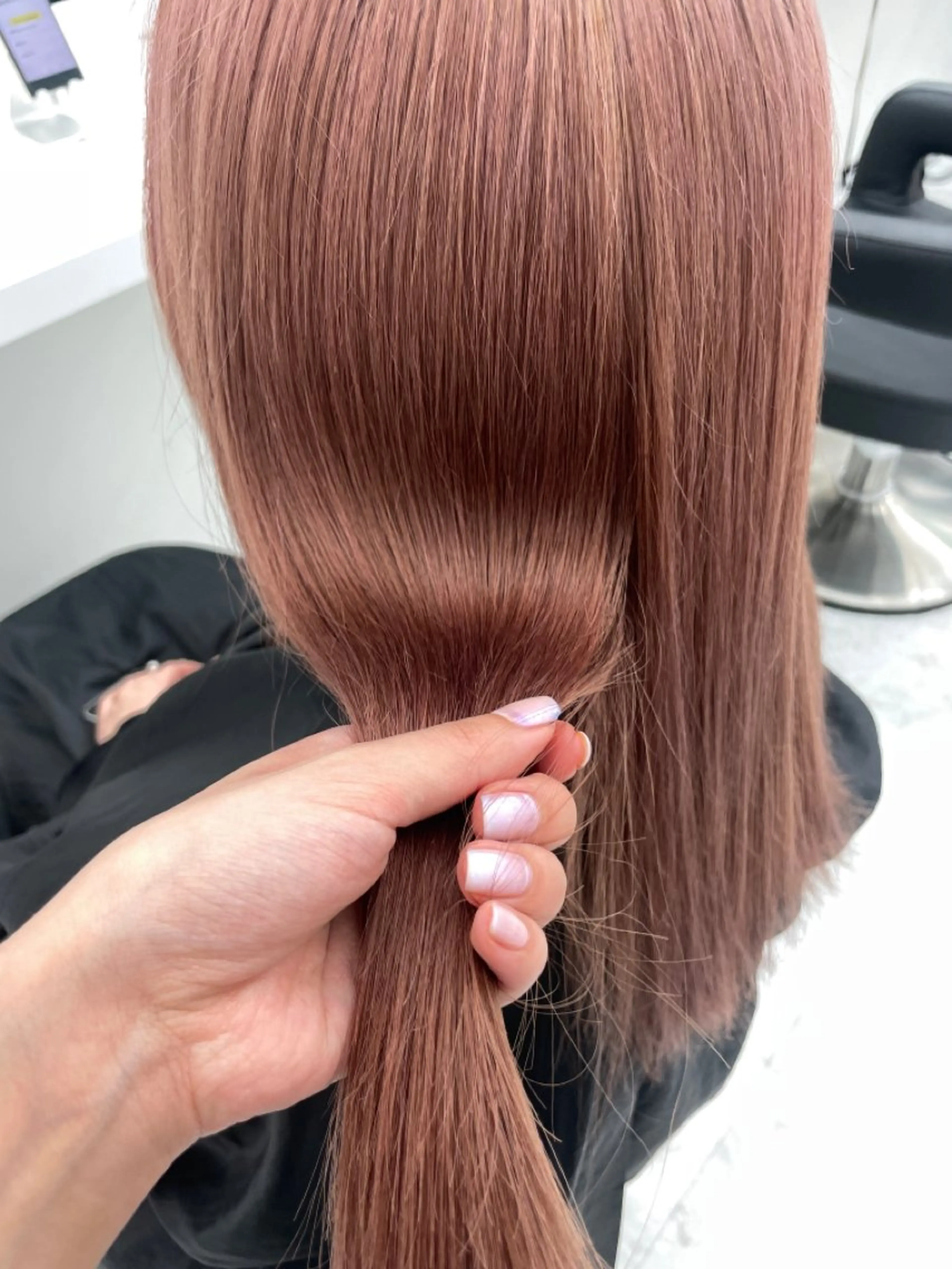 ロング ヘアカラー MOE 福岡韓国ヘア✧︎のヘアスタイル