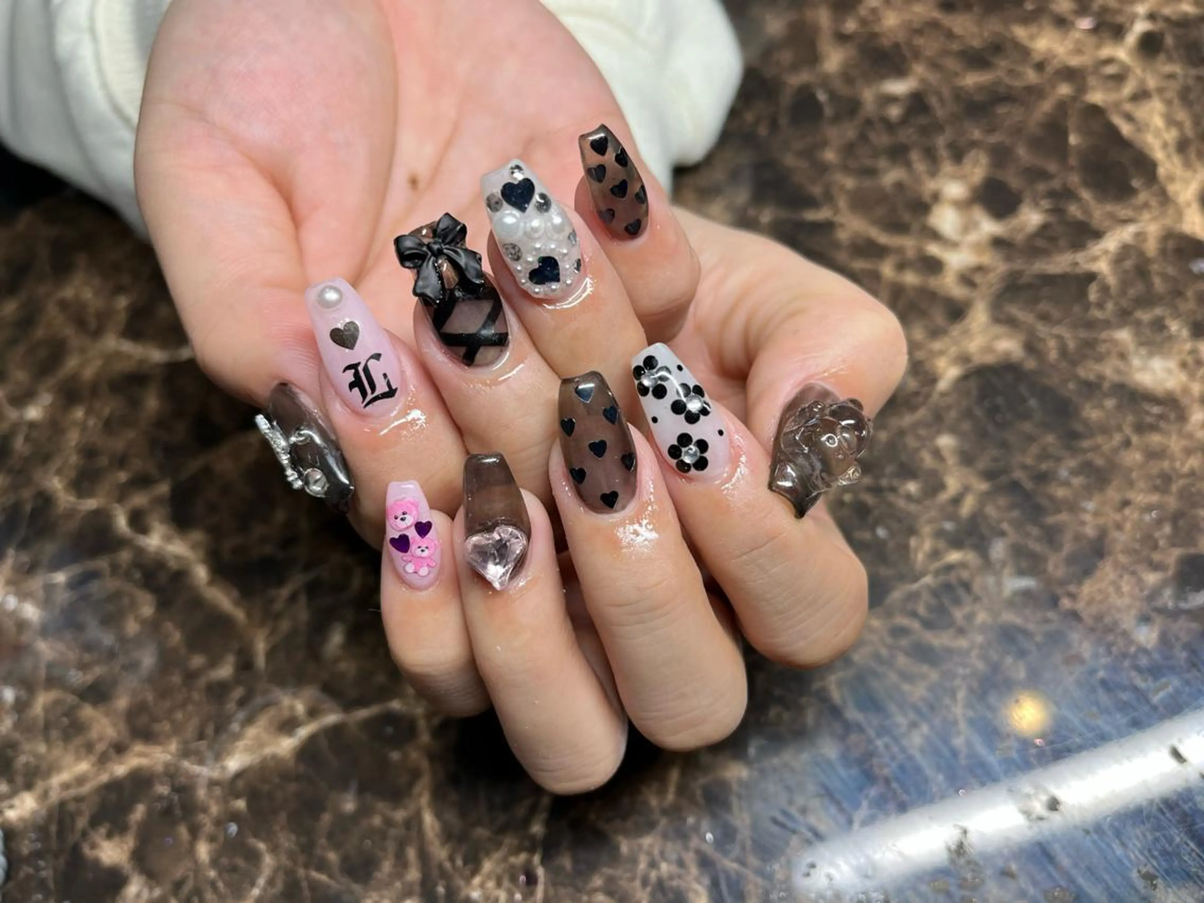 ネイル ハンドネイル IROHA Nail 矢掛萌子のネイルデザイン