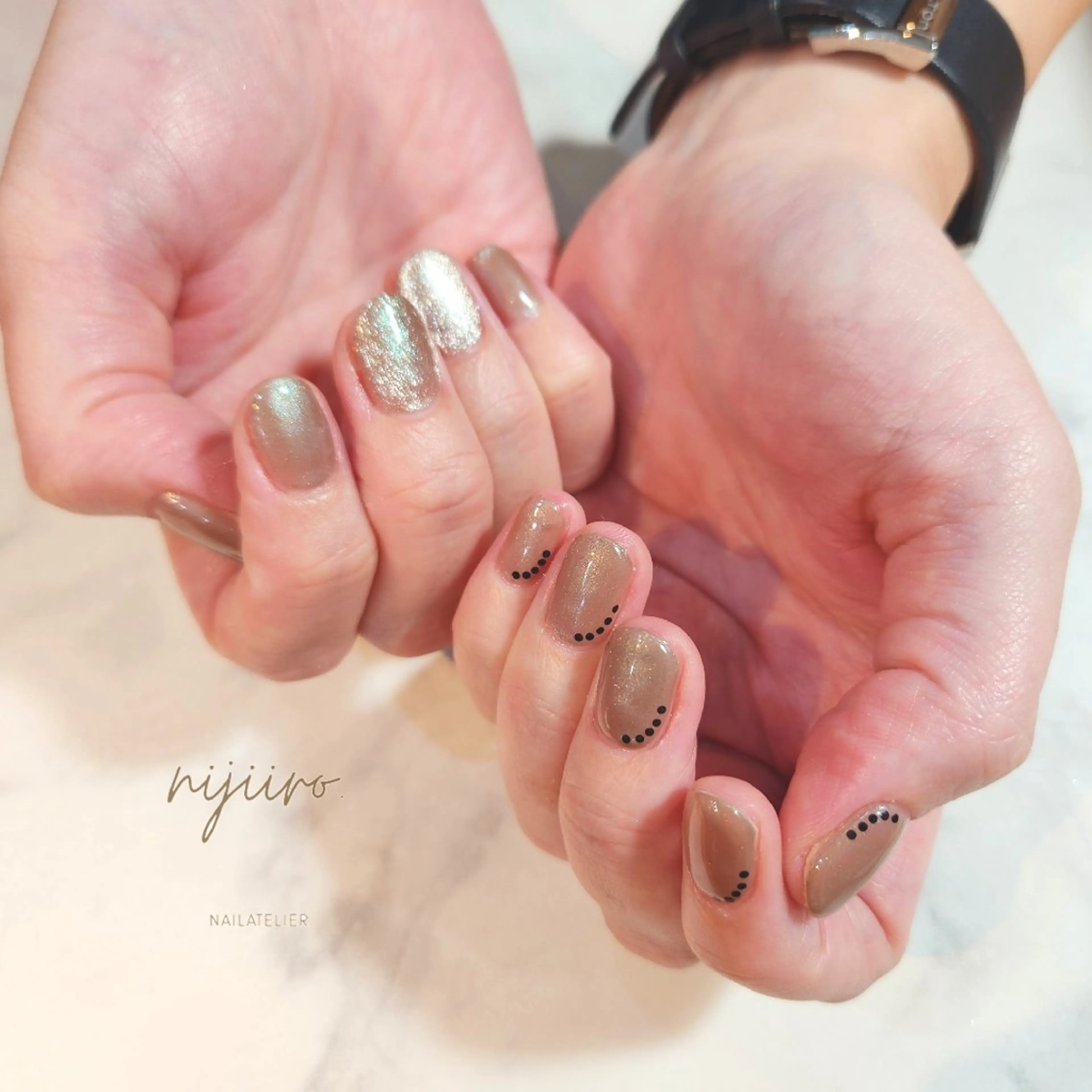 ネイル ハンドネイル nailatelier nijiiro.所属・nijiiro🌈 サトウのネイルデザイン