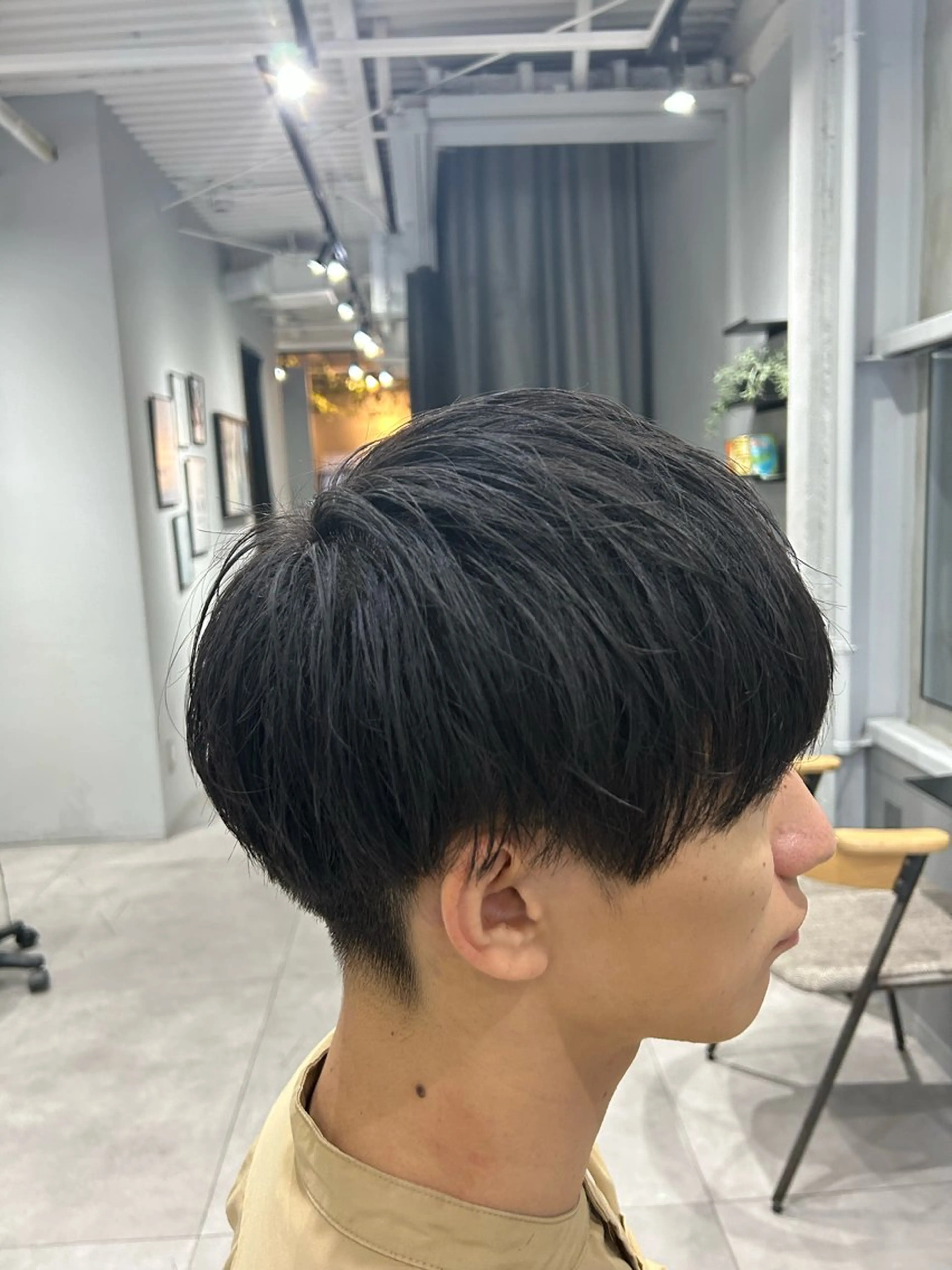 ショート メンズ マッシュ 刈り上げ メンズカット/パーマ 中 有晴のヘアスタイル