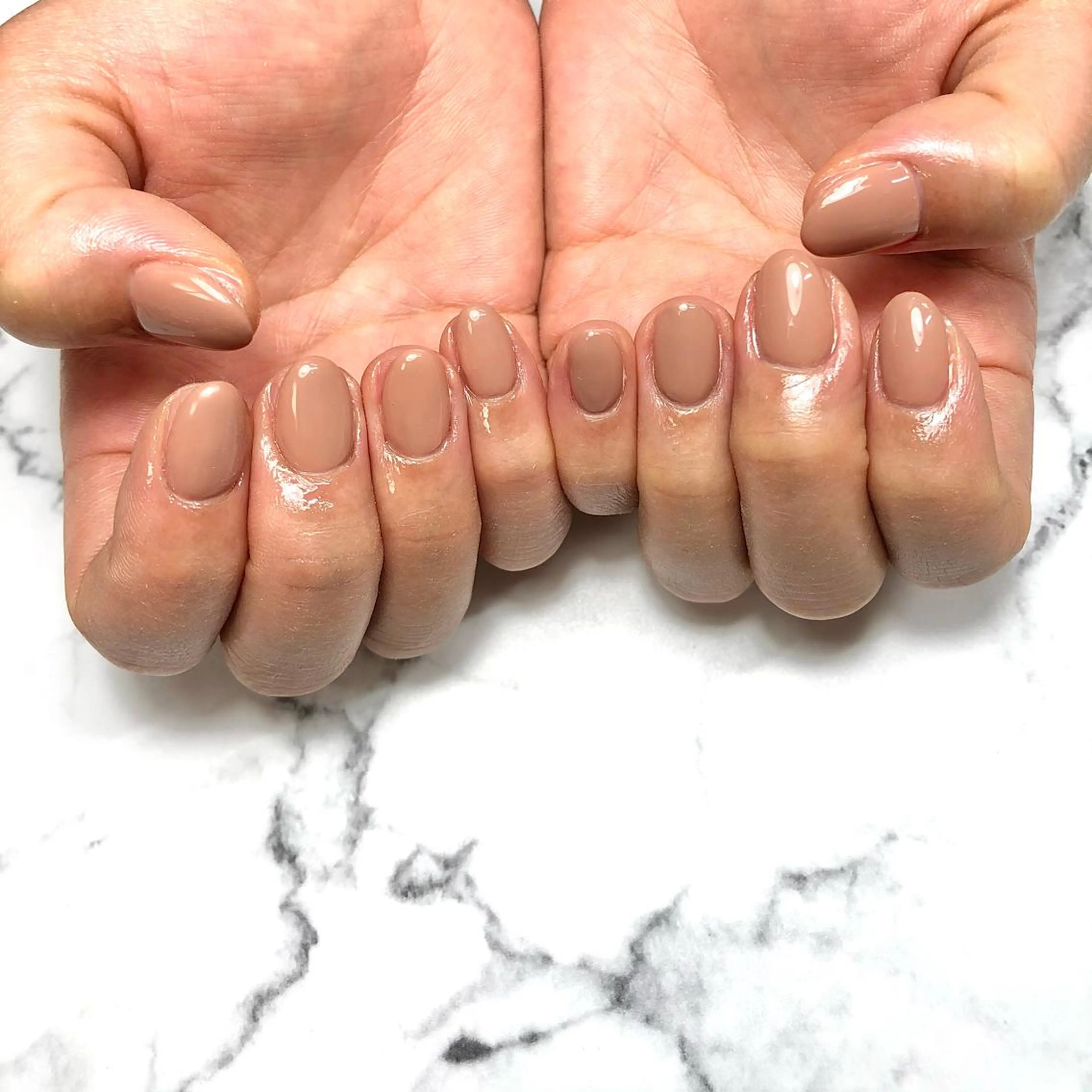 ネイル オフィスネイル ワンカラーネイル シンプルネイル ハンドネイル NAIL NOWのネイルデザイン