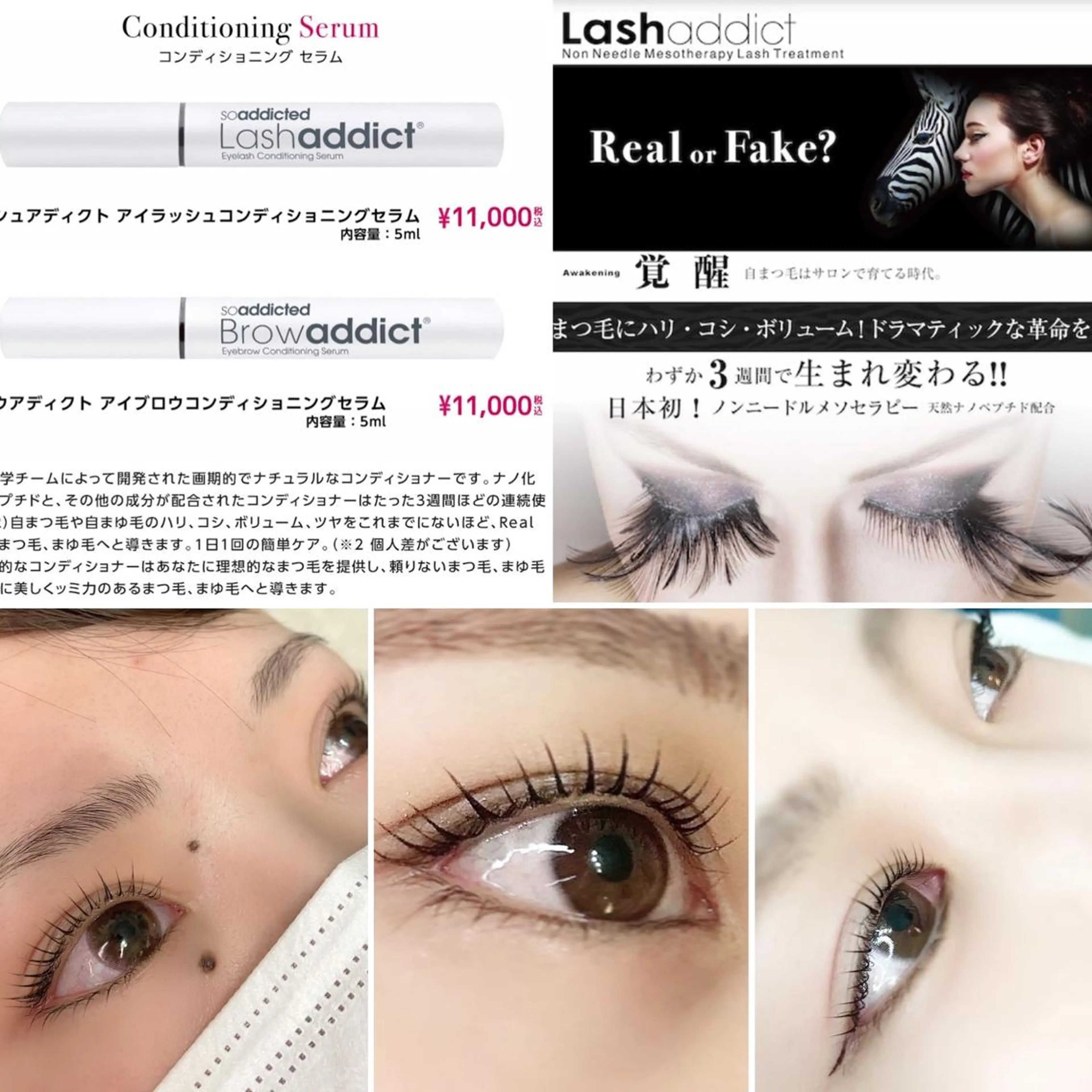 大人気『ラッシュアディクトセラム』(11000円税込)+美容成分が入ったまつげパーマのセット割価格でお得🉐の写真