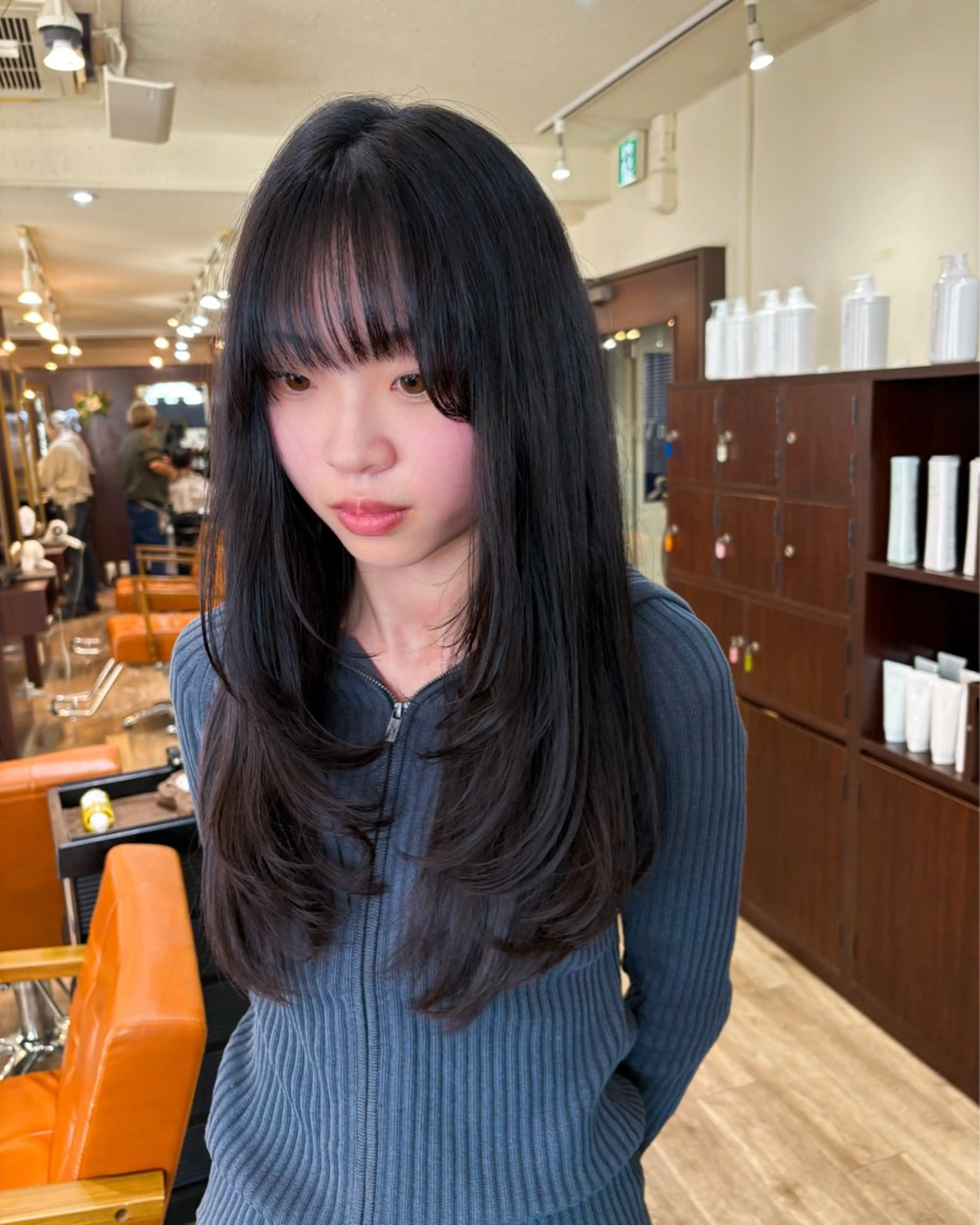 ロング Miyamoto Yasuchikaのヘアスタイル