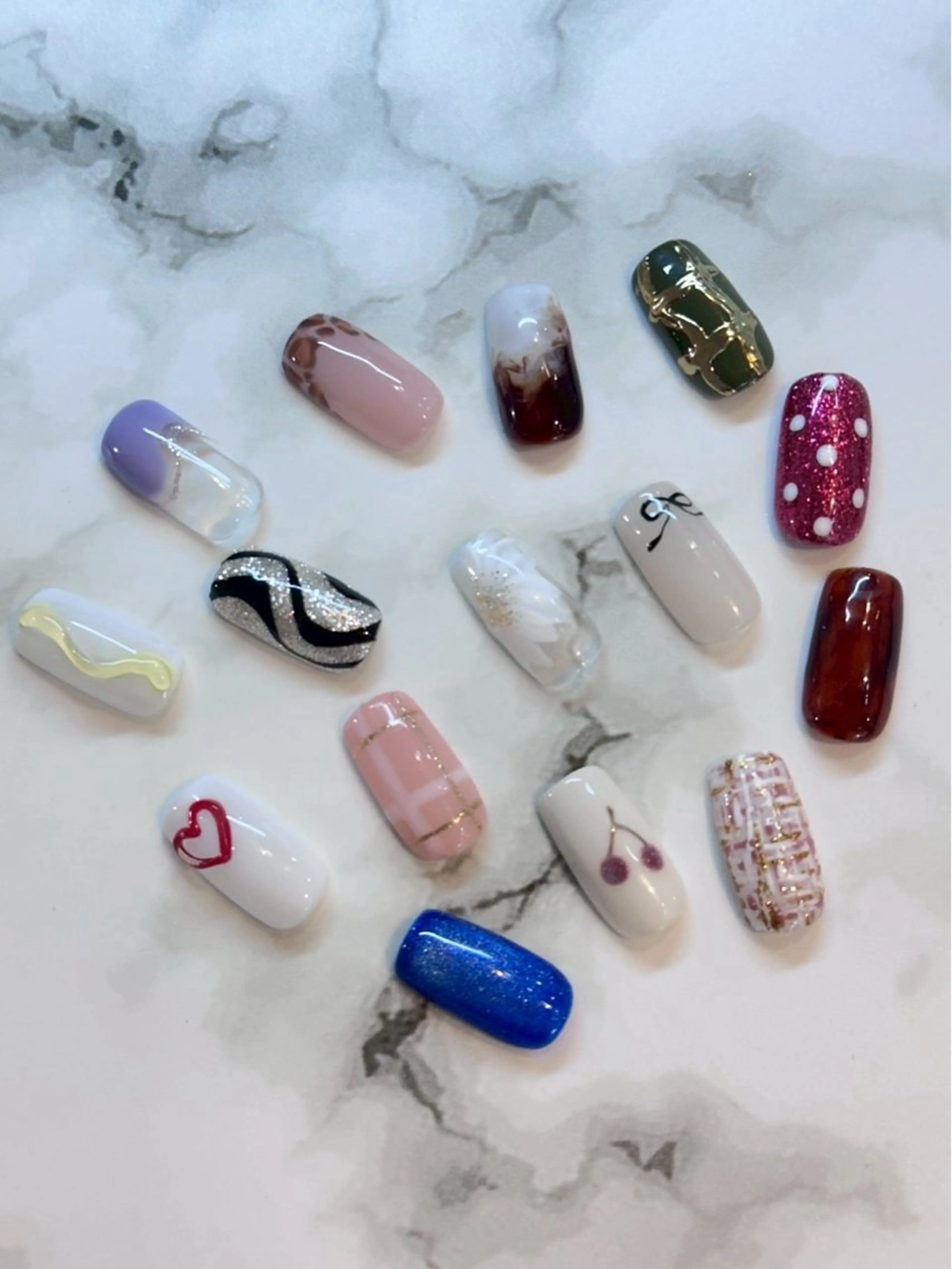 ネイル アートネイル ハンドネイル Bianca栄店 はるなのネイルデザイン