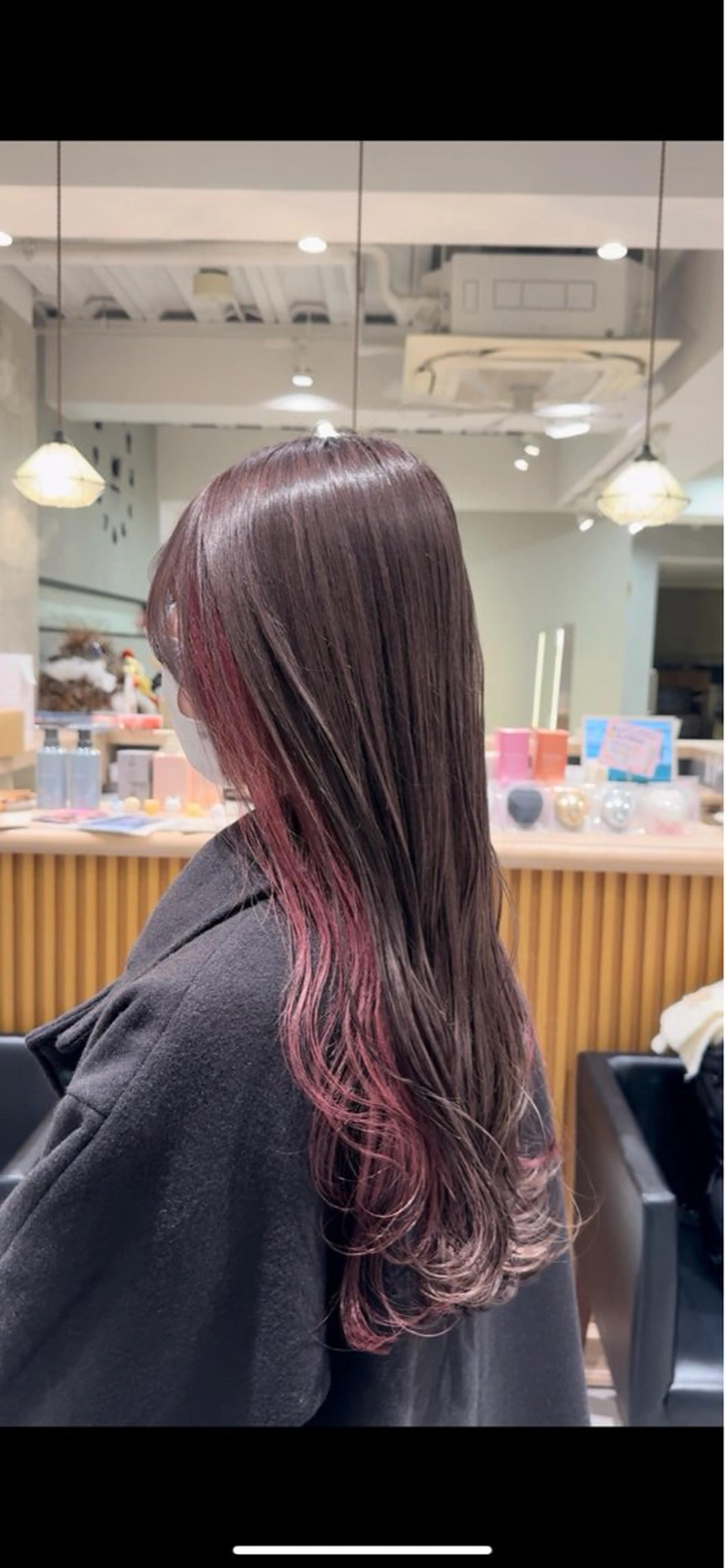 ブリーチなしダブルカラー🧡の写真