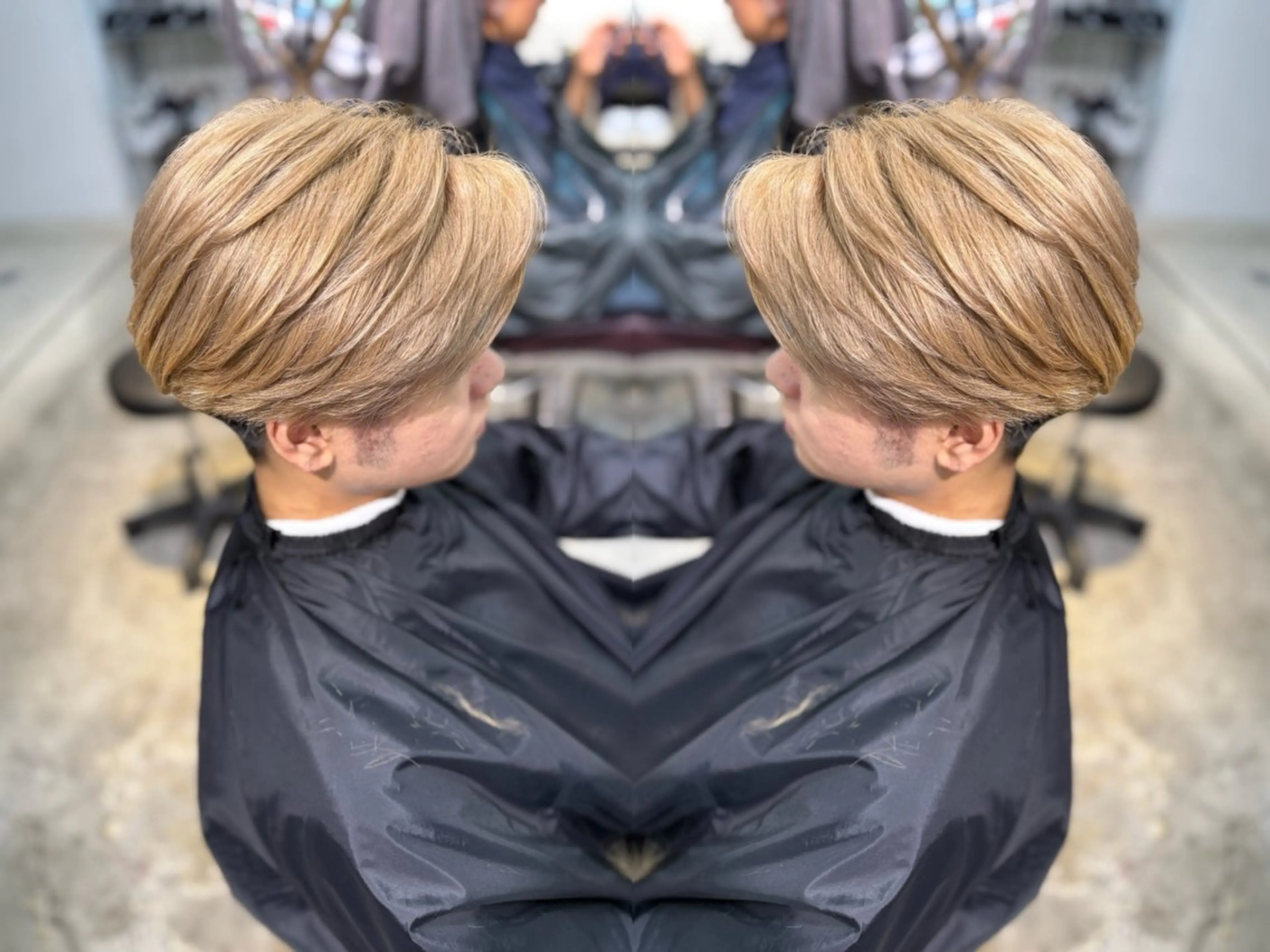 【平日17時から】メンズブリーチカラーの写真