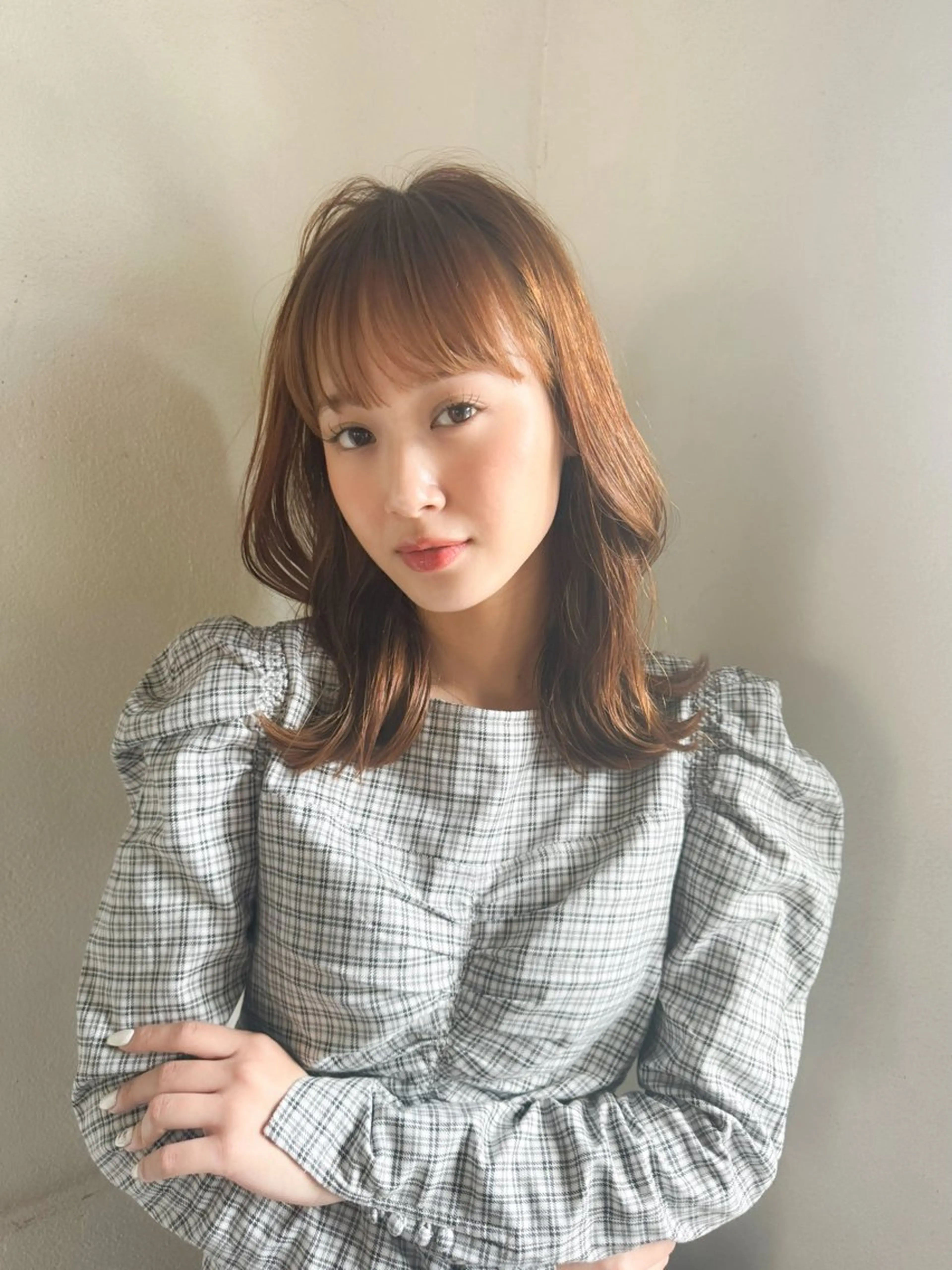 📍前髪縮毛矯正　カラー　カット　1stepトリートメントの写真