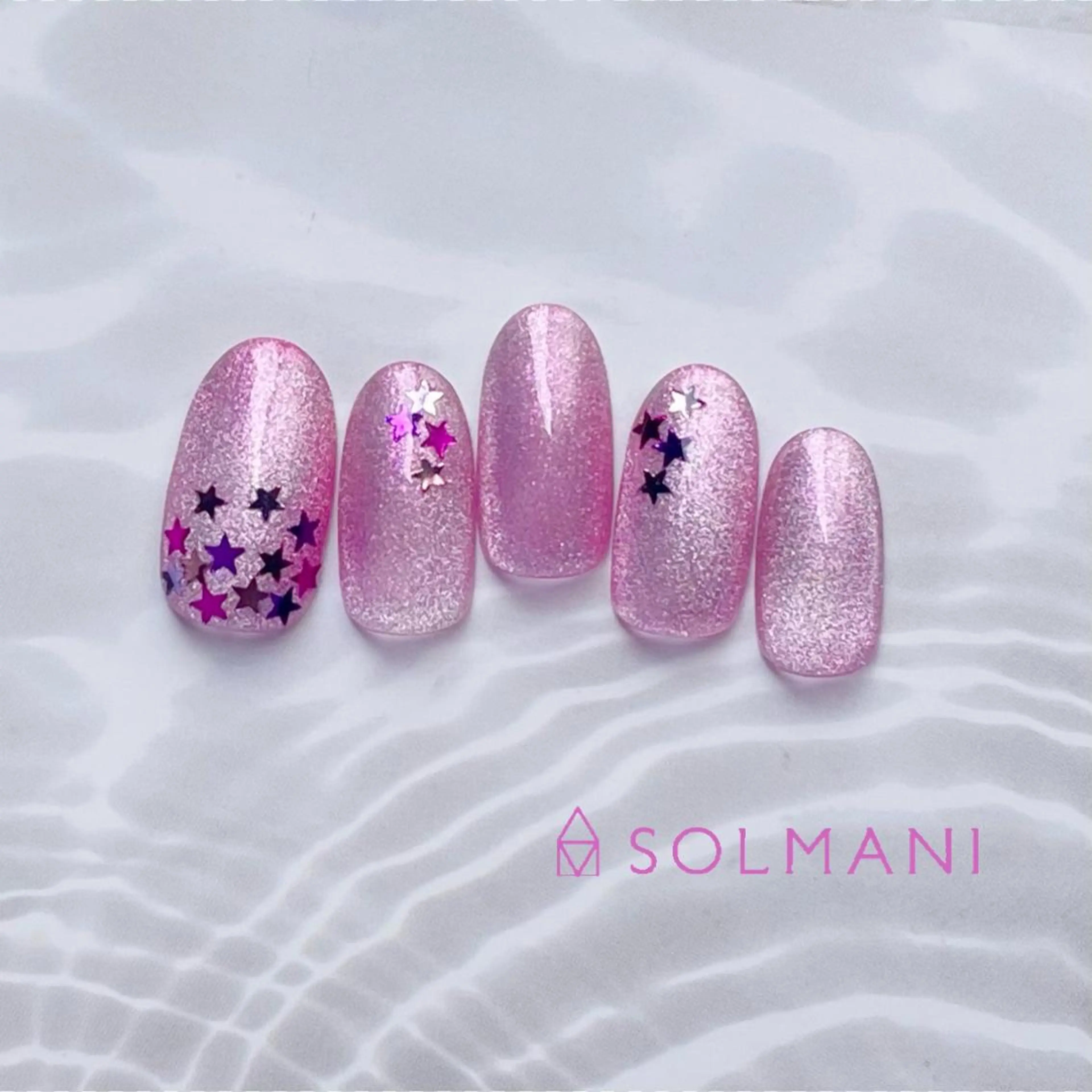 ネイル マグネットネイル SOLMANI 予約担当のネイルデザイン