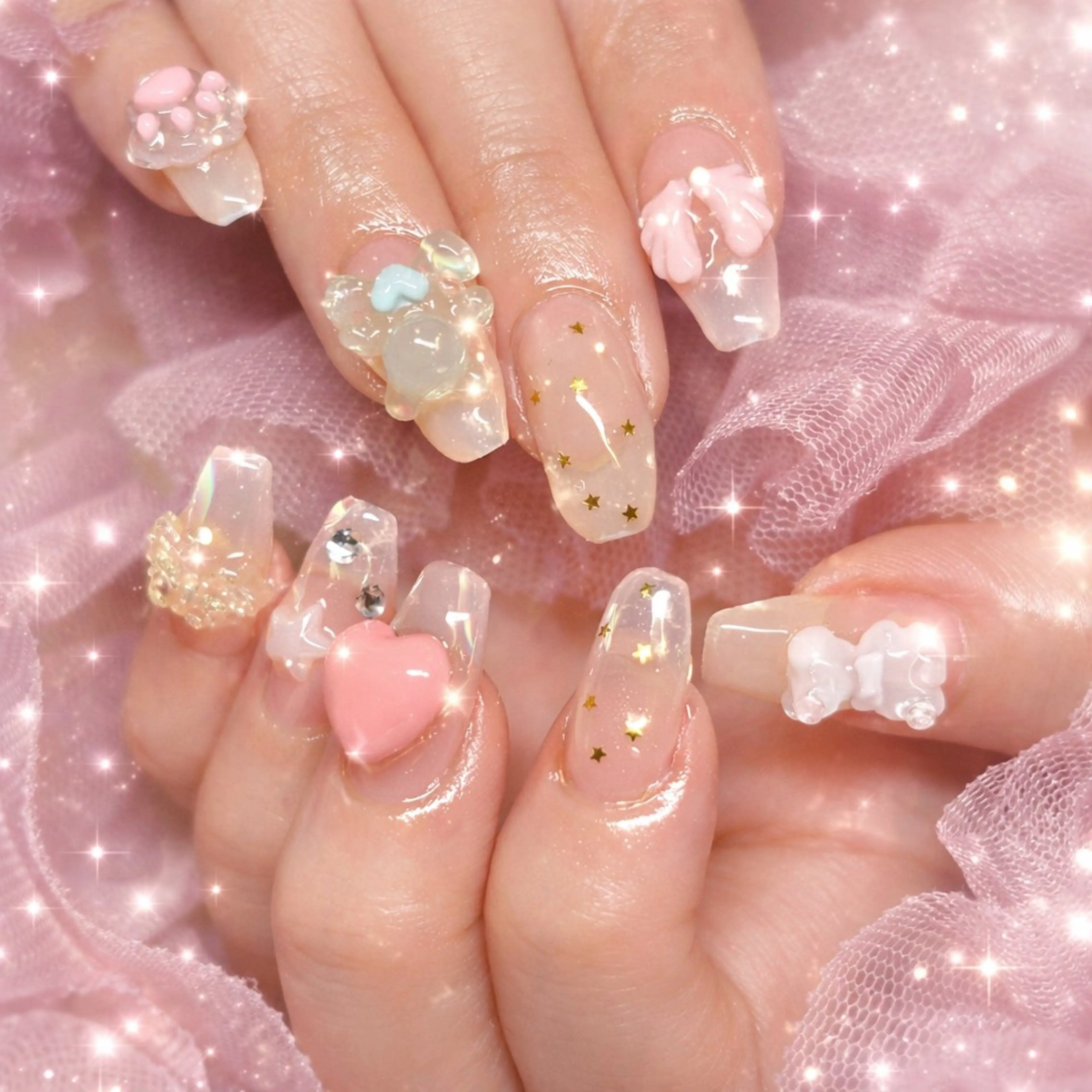 ネイル スカルプネイル miminon 自宅ネイルサロンのネイルデザイン