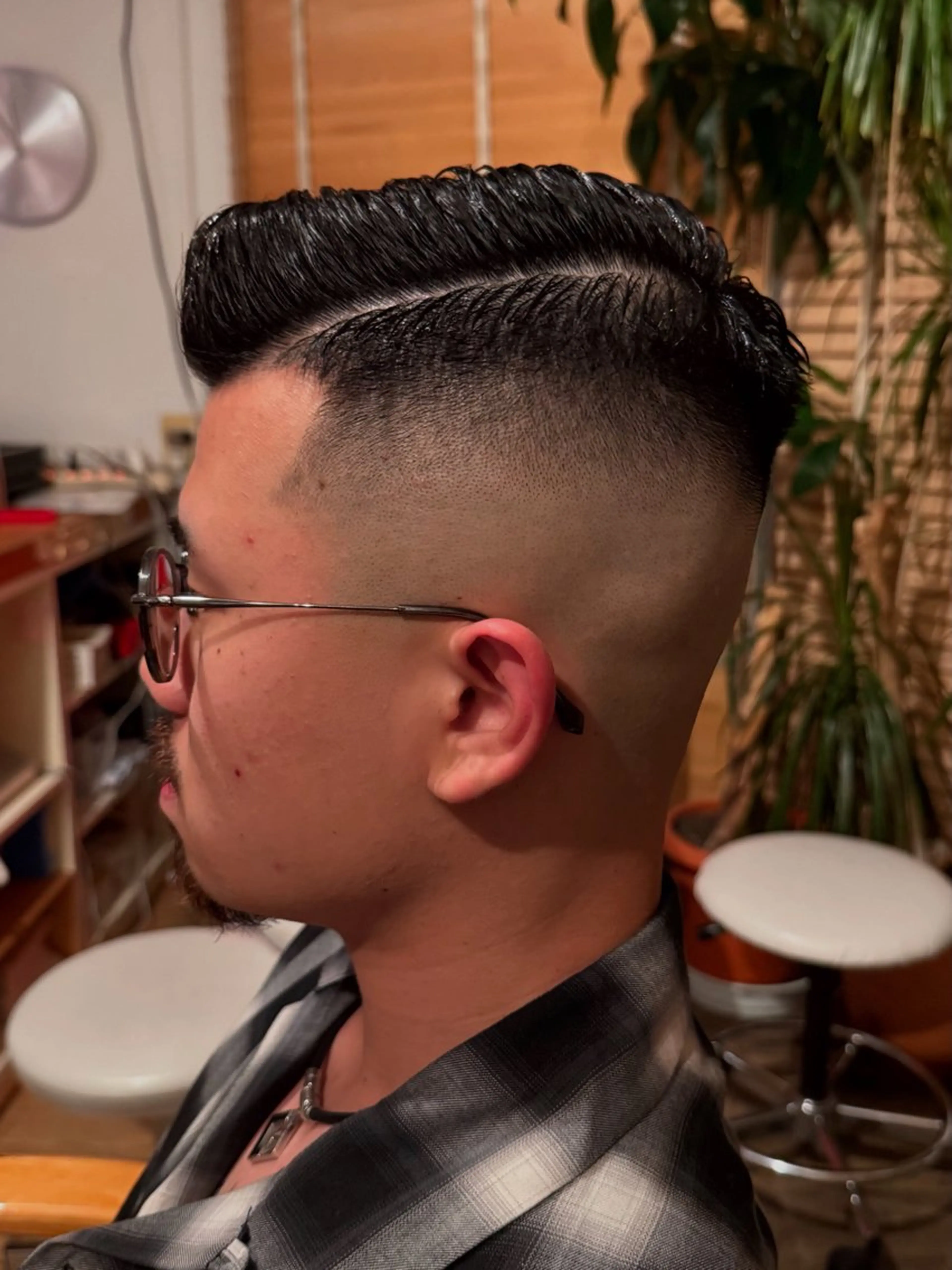 ショート メンズ フェードカット スキンフェード 石川 泰生のヘアスタイル