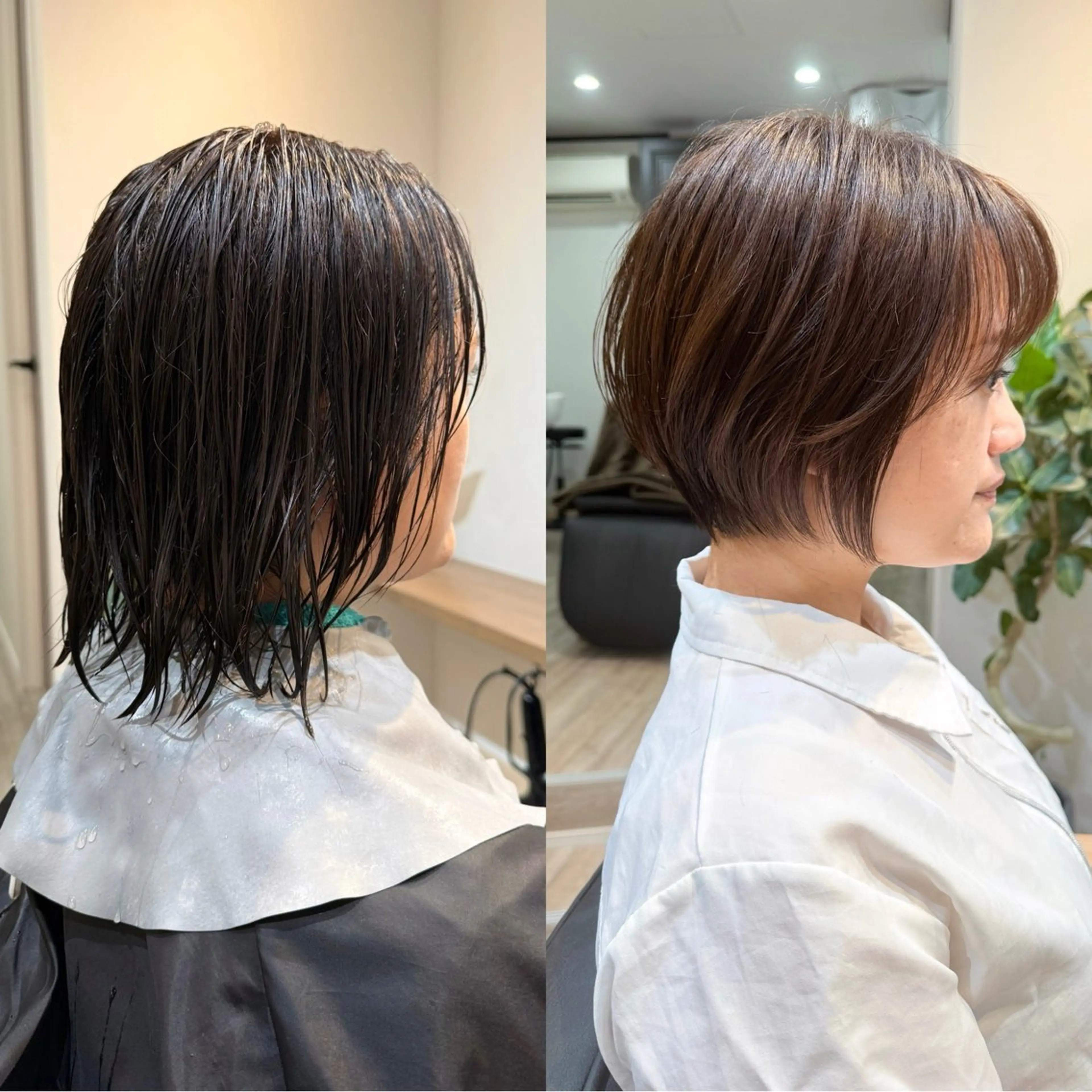 ショート カット ヘアカラー トリートメント ショート/縮毛矯正 /大宮/惇平のヘアスタイル