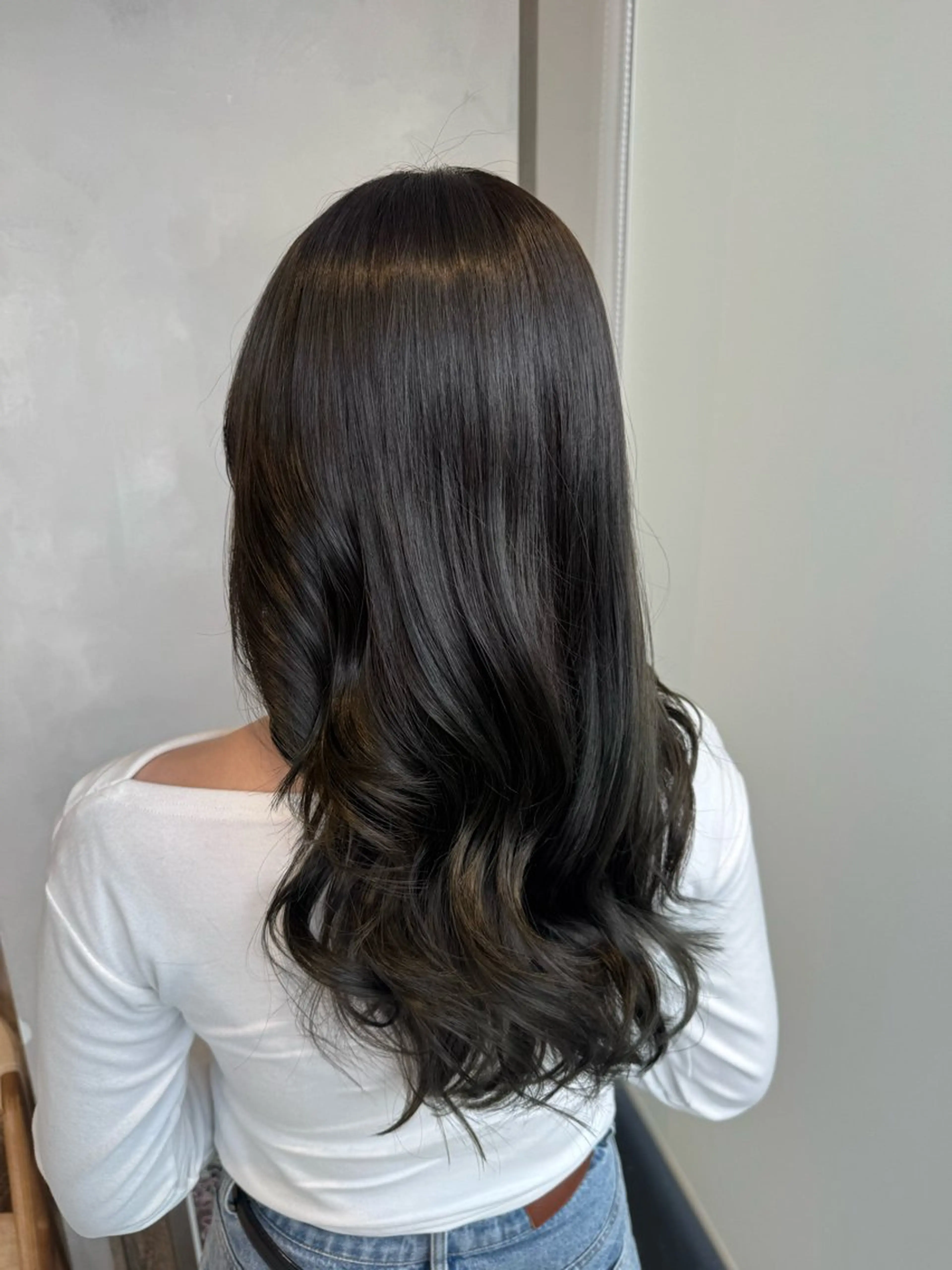 カラー 透明感カラー オリーブカラー ヘアカラー トリートメント 透明感カラー✨艶髪 制作🌱山根あゆみのヘアスタイル