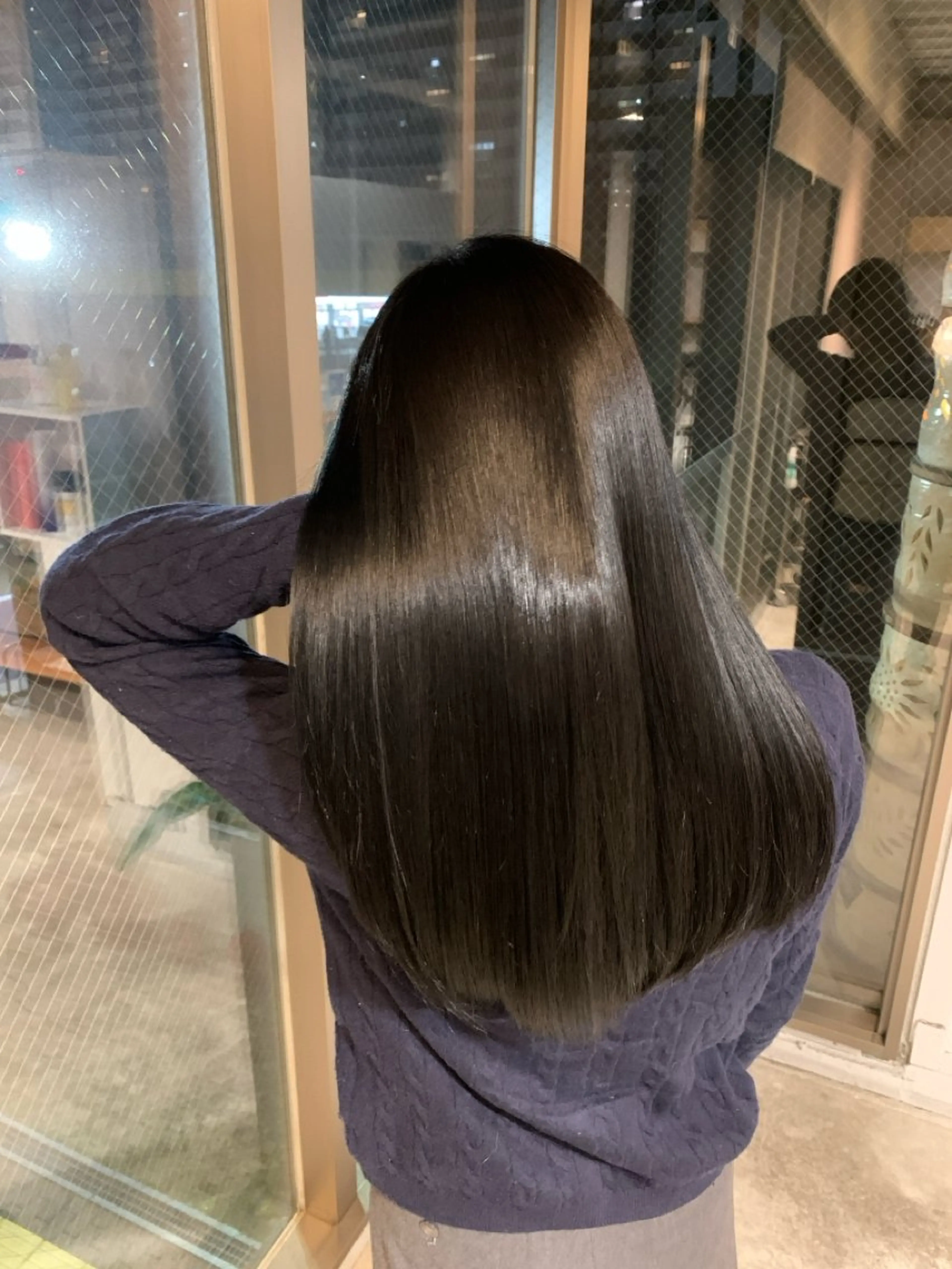 ロング 福島 諒のヘアスタイル