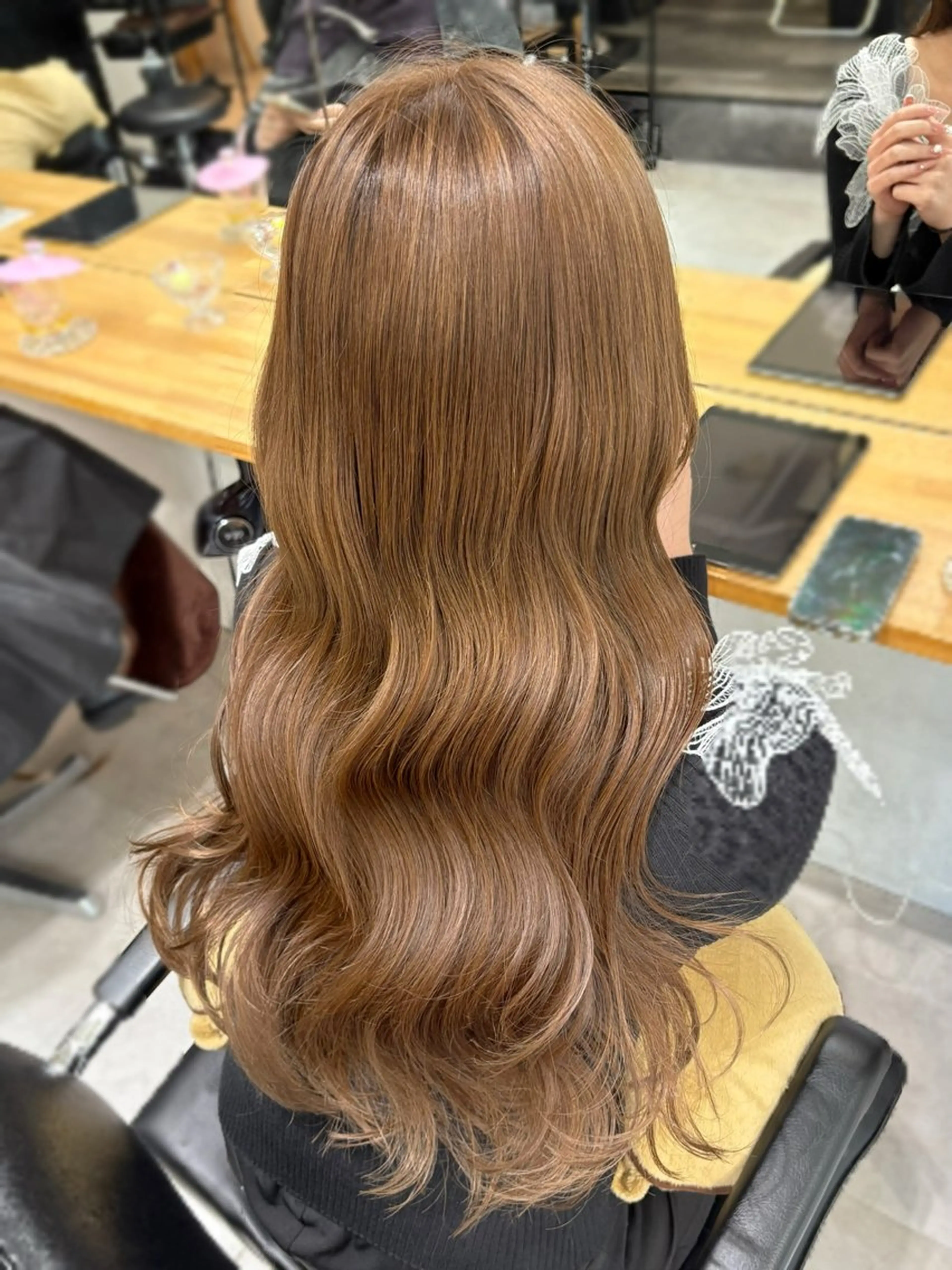 ロング カラー うる艶カラー/恵比寿 ベージュ/丸山陽平のヘアスタイル