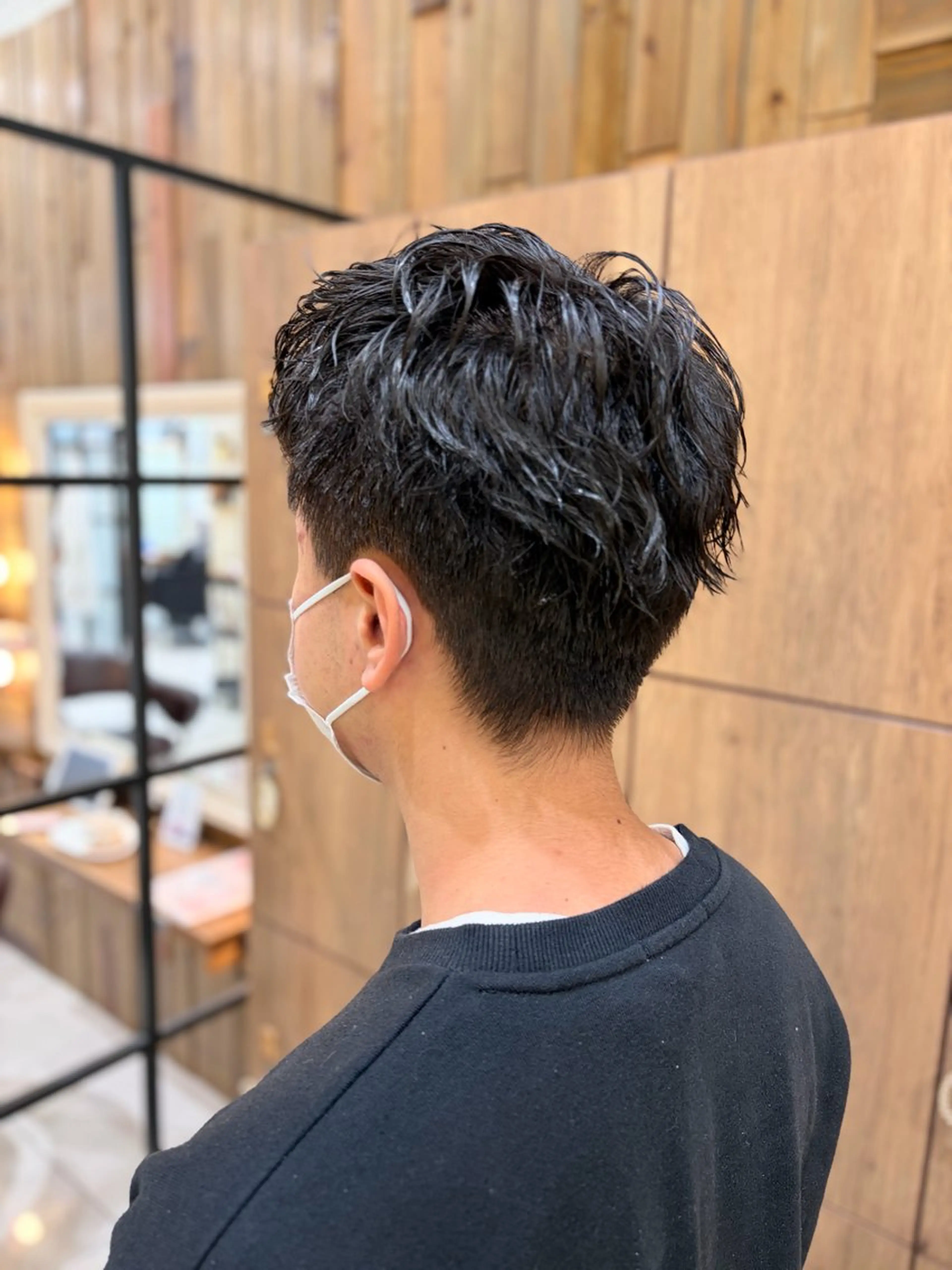 ショート パーマ メンズ カット パーマ メンズパーマ/ウルフ /似合わせカット滉一のヘアスタイル