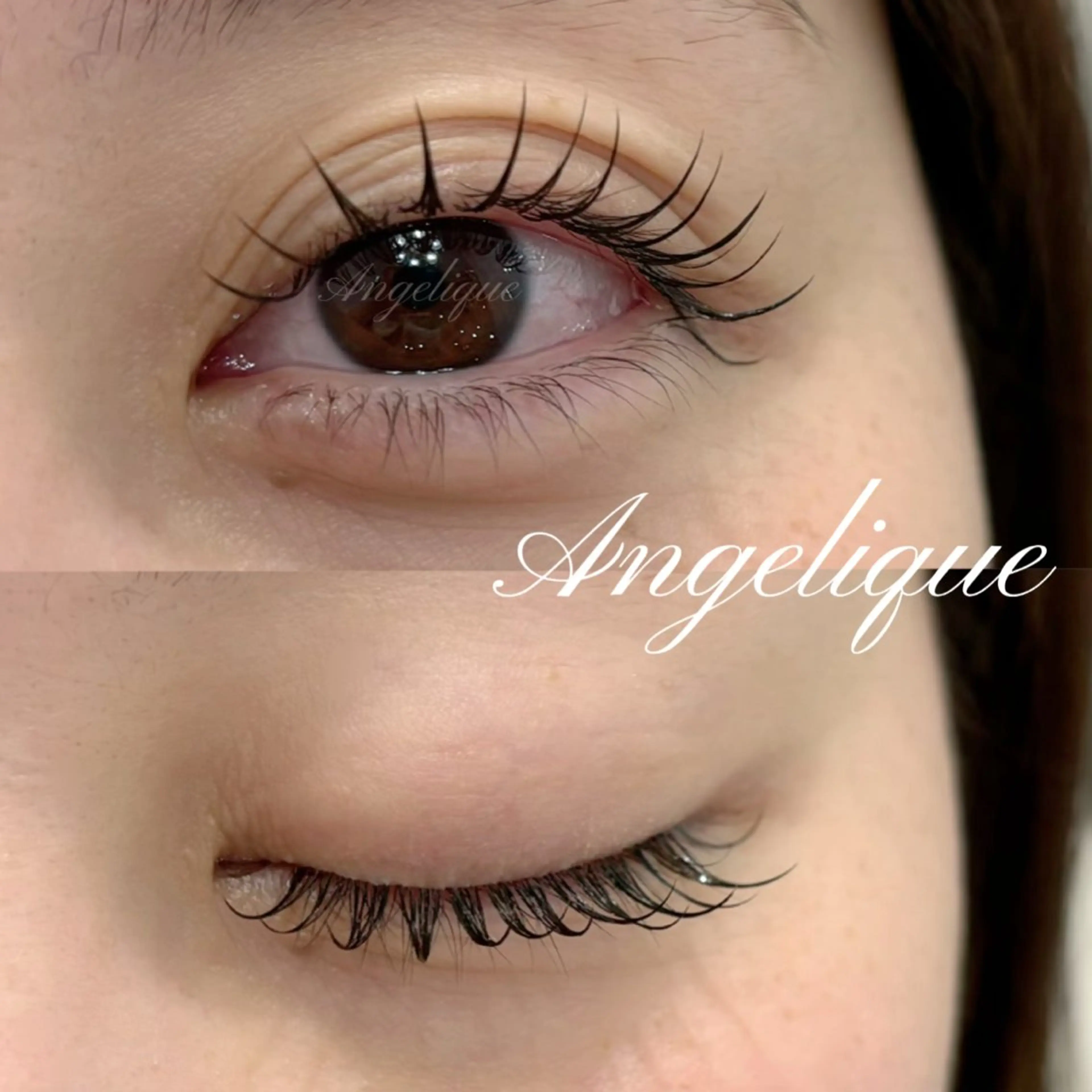 マツエク・マツパ 束感まつ毛 キュート Jカール マツエク 植松 彩夏のマツエク・マツパデザイン