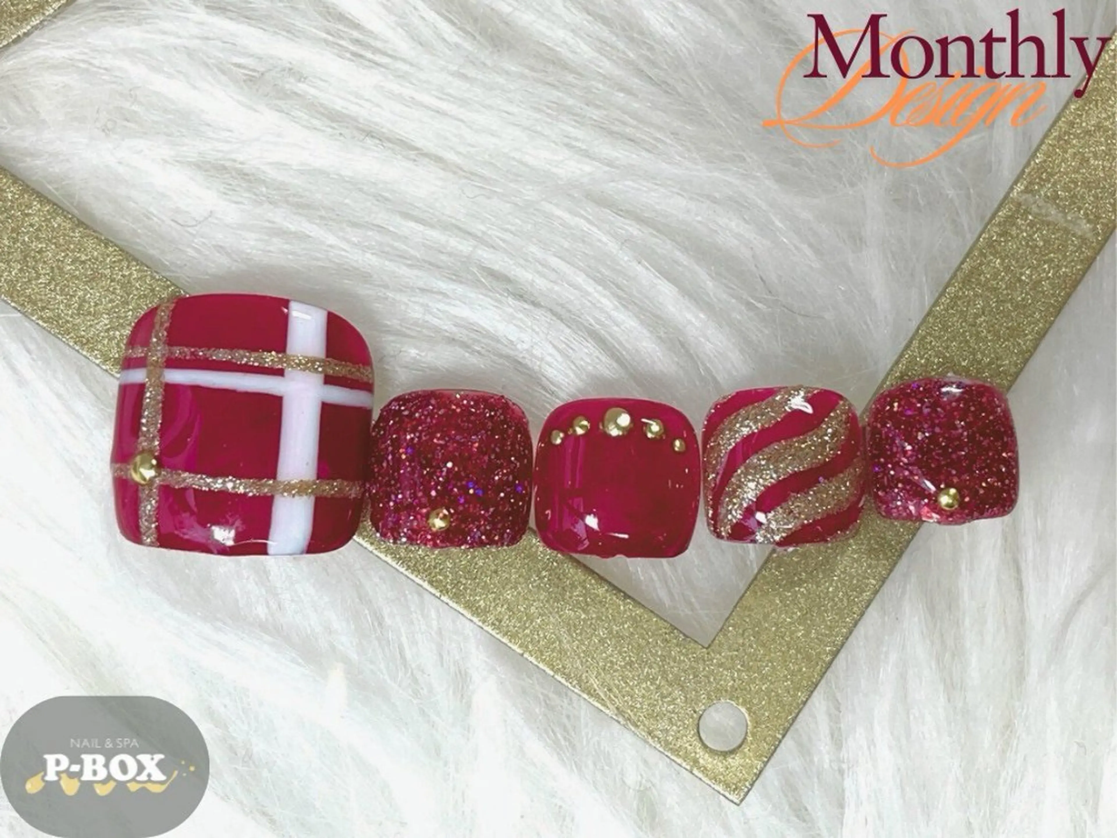 ネイル フットネイル P-BOX所属・NENE／Insta p_box_neneのネイルデザイン