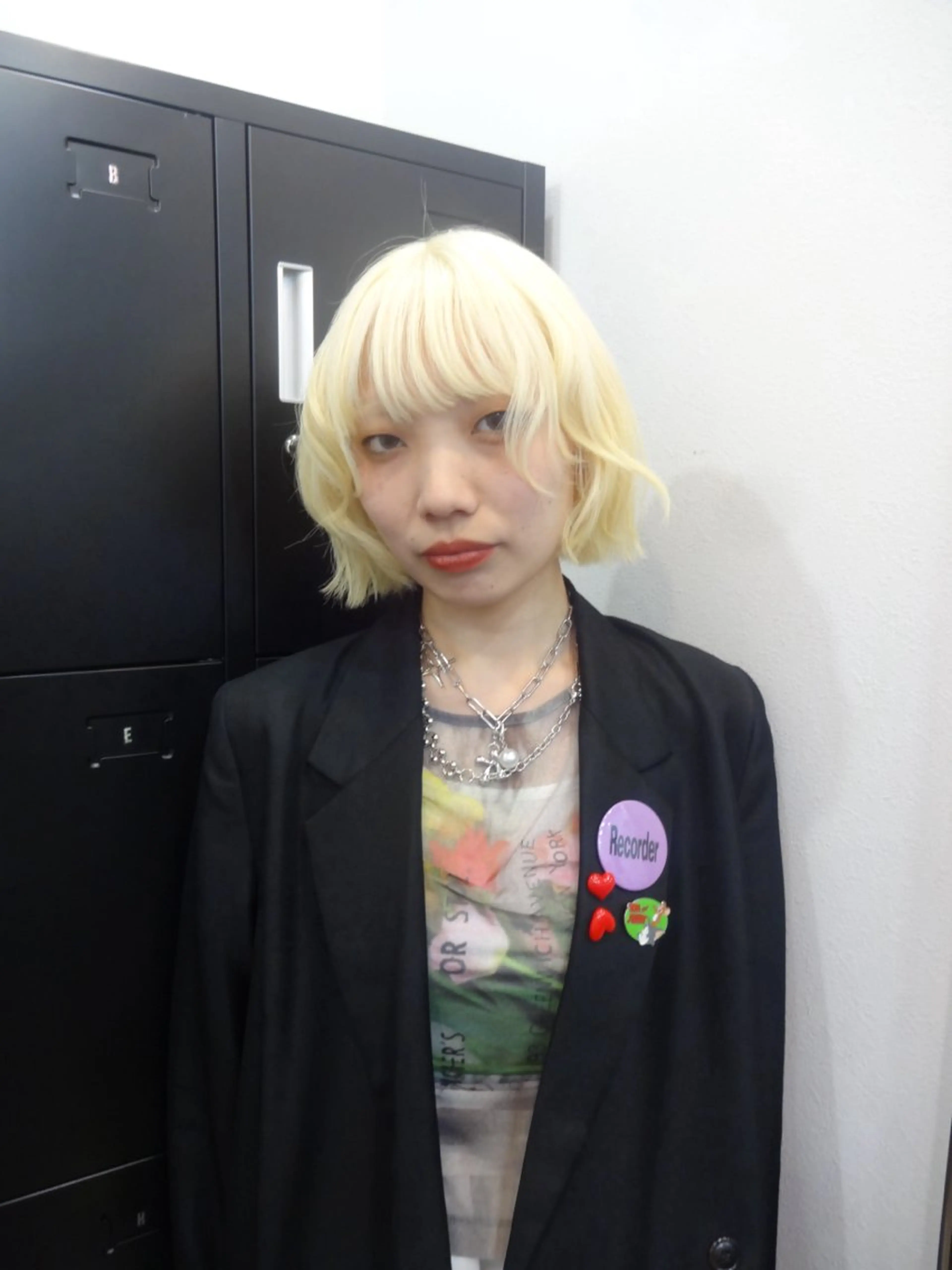 カラー 抜きっぱなしブロンド ブロンド 透明感color🩵 MAYUKAのヘアスタイル