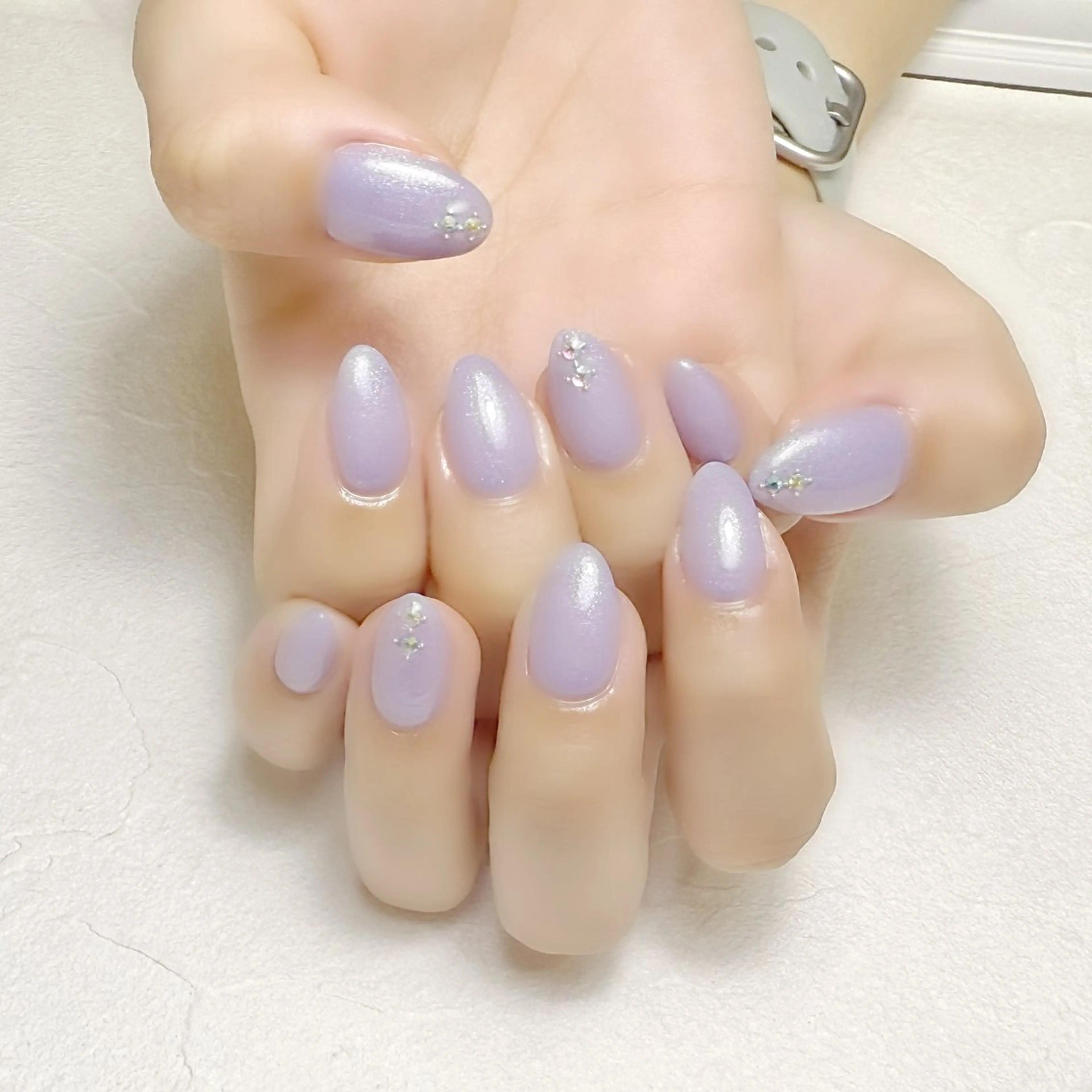 ネイル オフィスネイル ワンカラーネイル 冬ネイル rouse nail RISATOのネイルデザイン