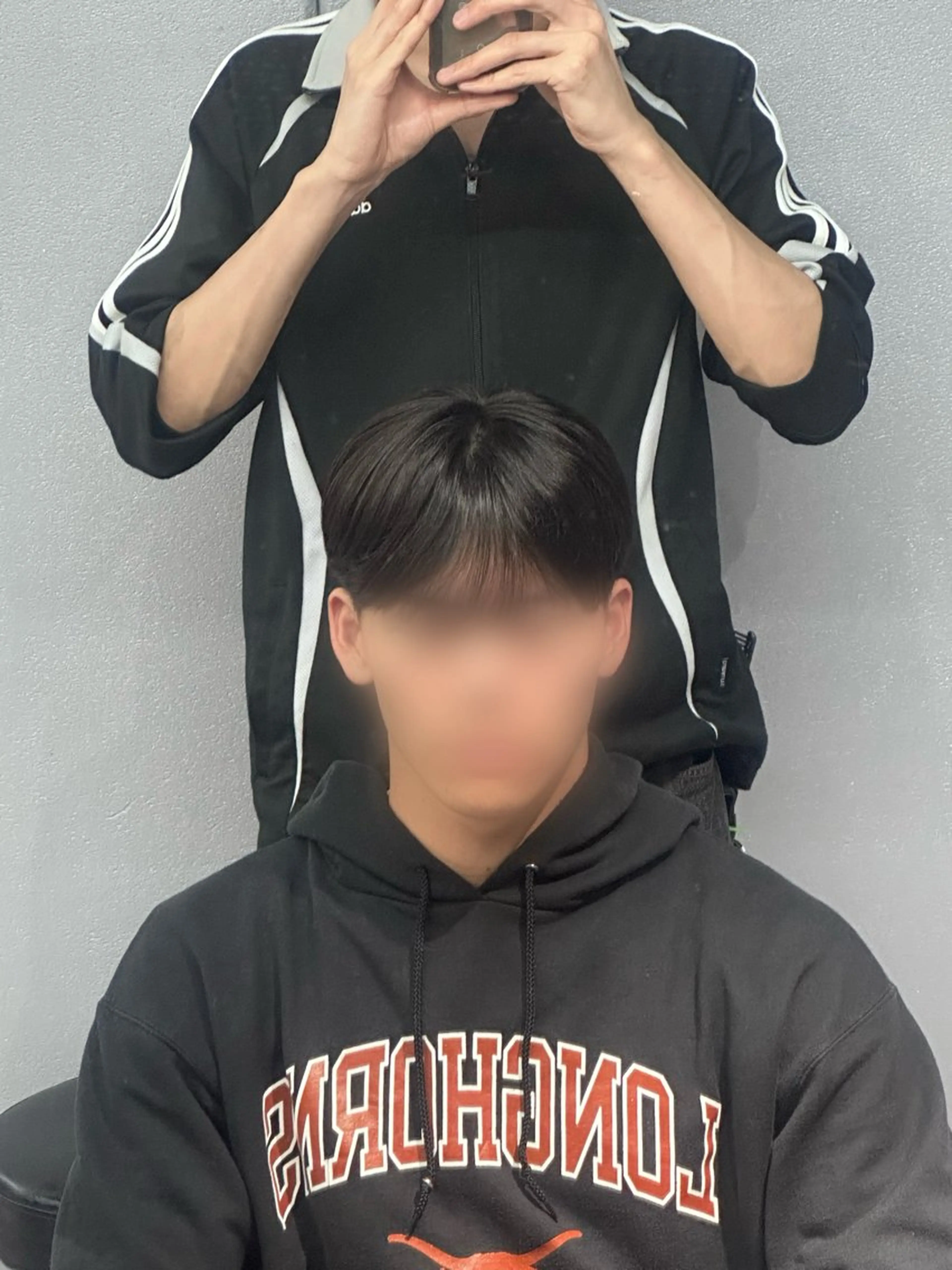 メンズ ダウンパーマ メンズ韓国風 メンズパーマ カット 梅田/パーマ/ 韓国メンズヘア/ハタのヘアスタイル