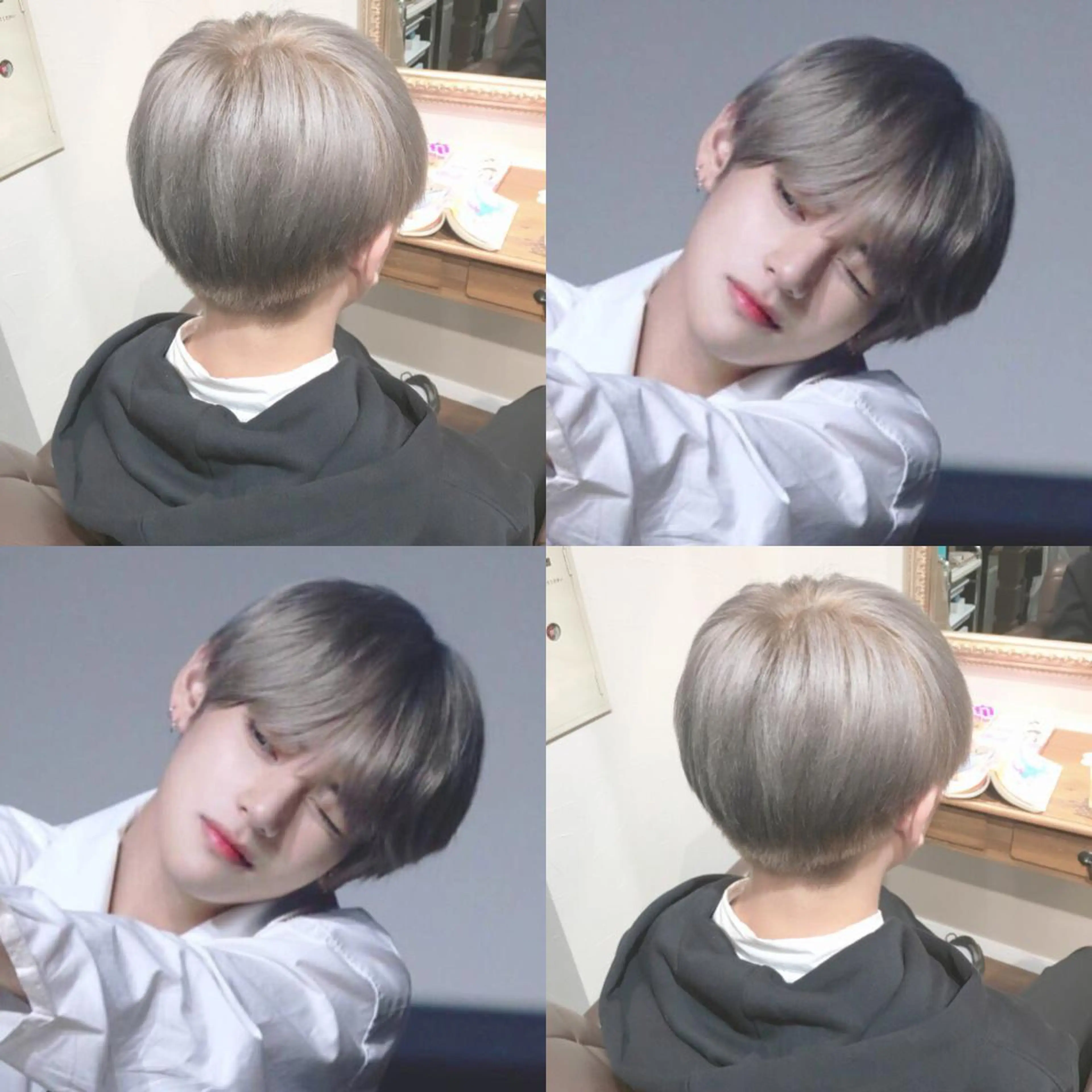 ショート カラー ヘアアレンジ メンズ As hair所属・柔らか垢抜けｶﾗｰと ｶｯﾄ🫧ASUKAのヘアスタイル