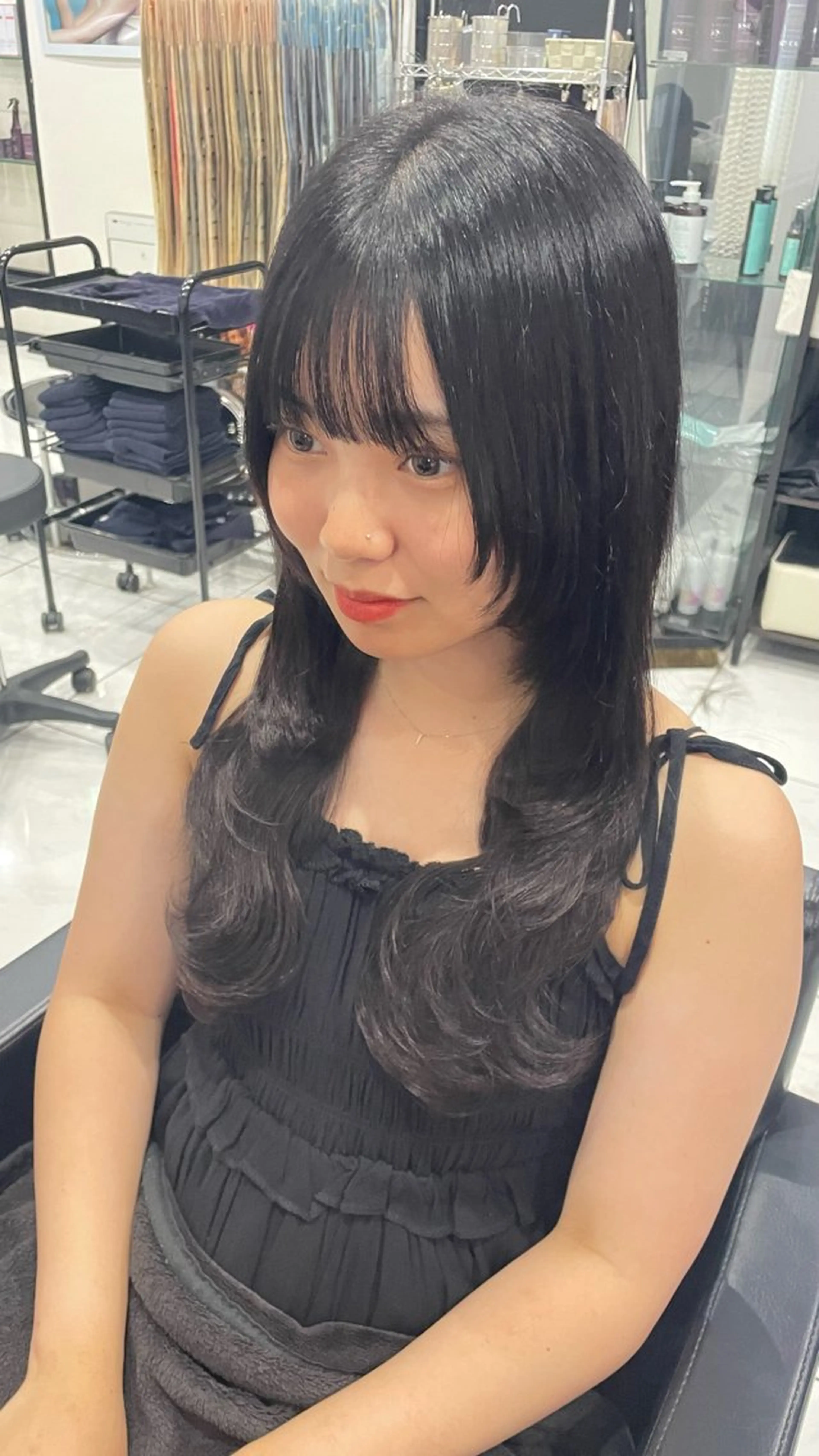 ロング エクステ ロング ウルフカット \RINA🐾/ ジェルムのヘアスタイル