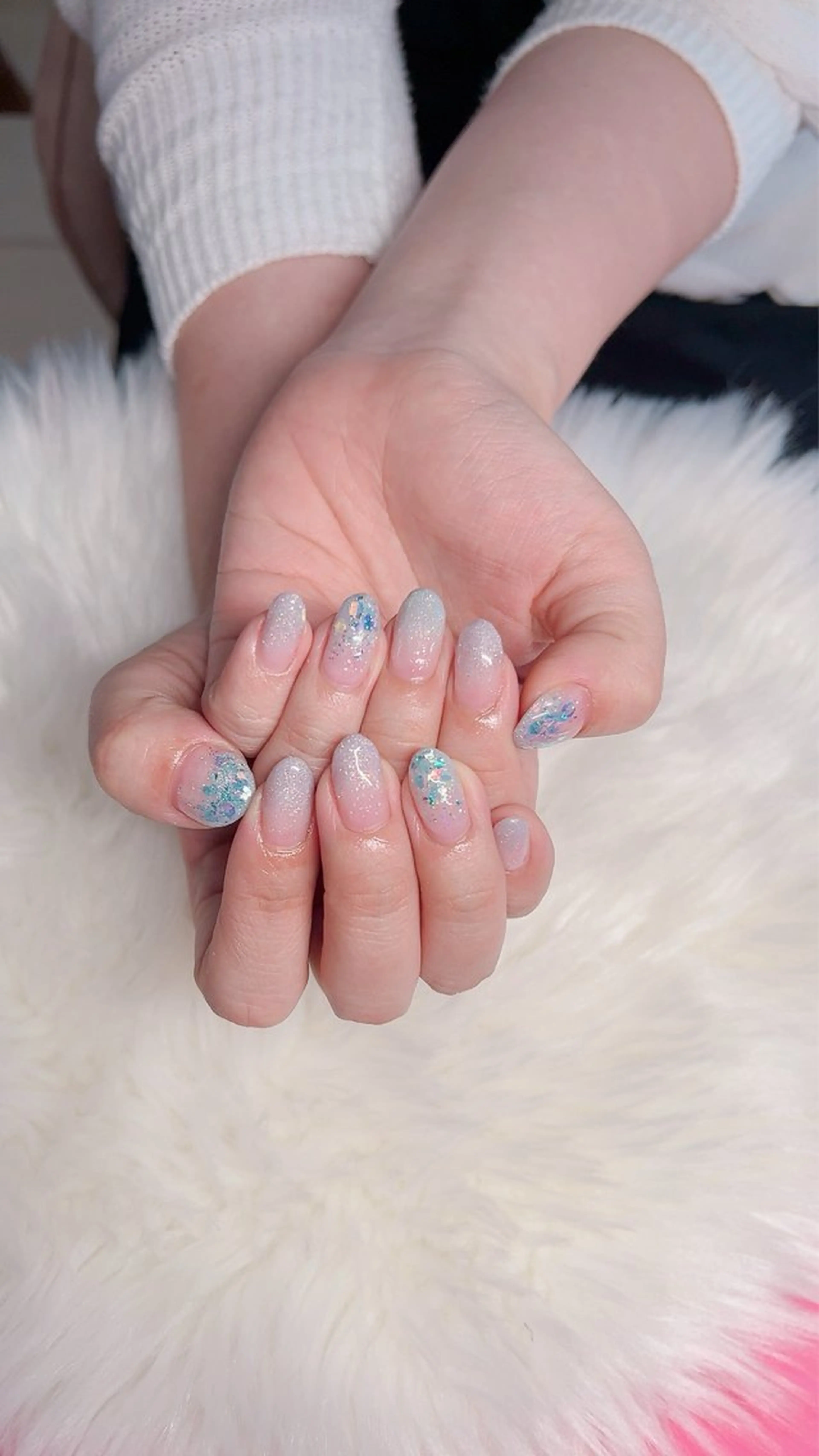 ネイル アニマル柄 アートネイル ニュアンスネイル ネイルチップ ハンドネイル x.1.0.nail ♡Cのネイルデザイン