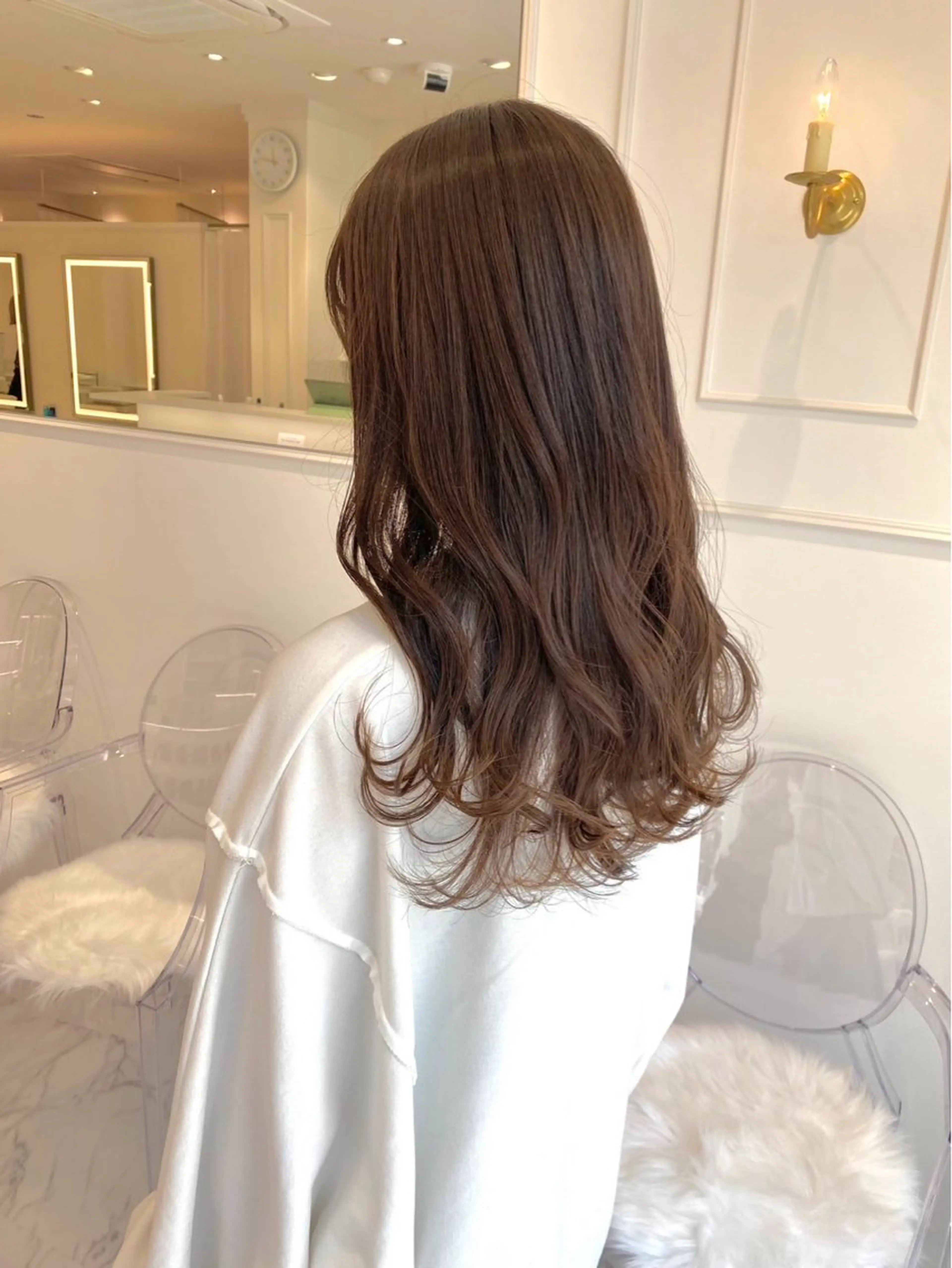 ロング カラー ParveMix 岡本えりかのヘアスタイル