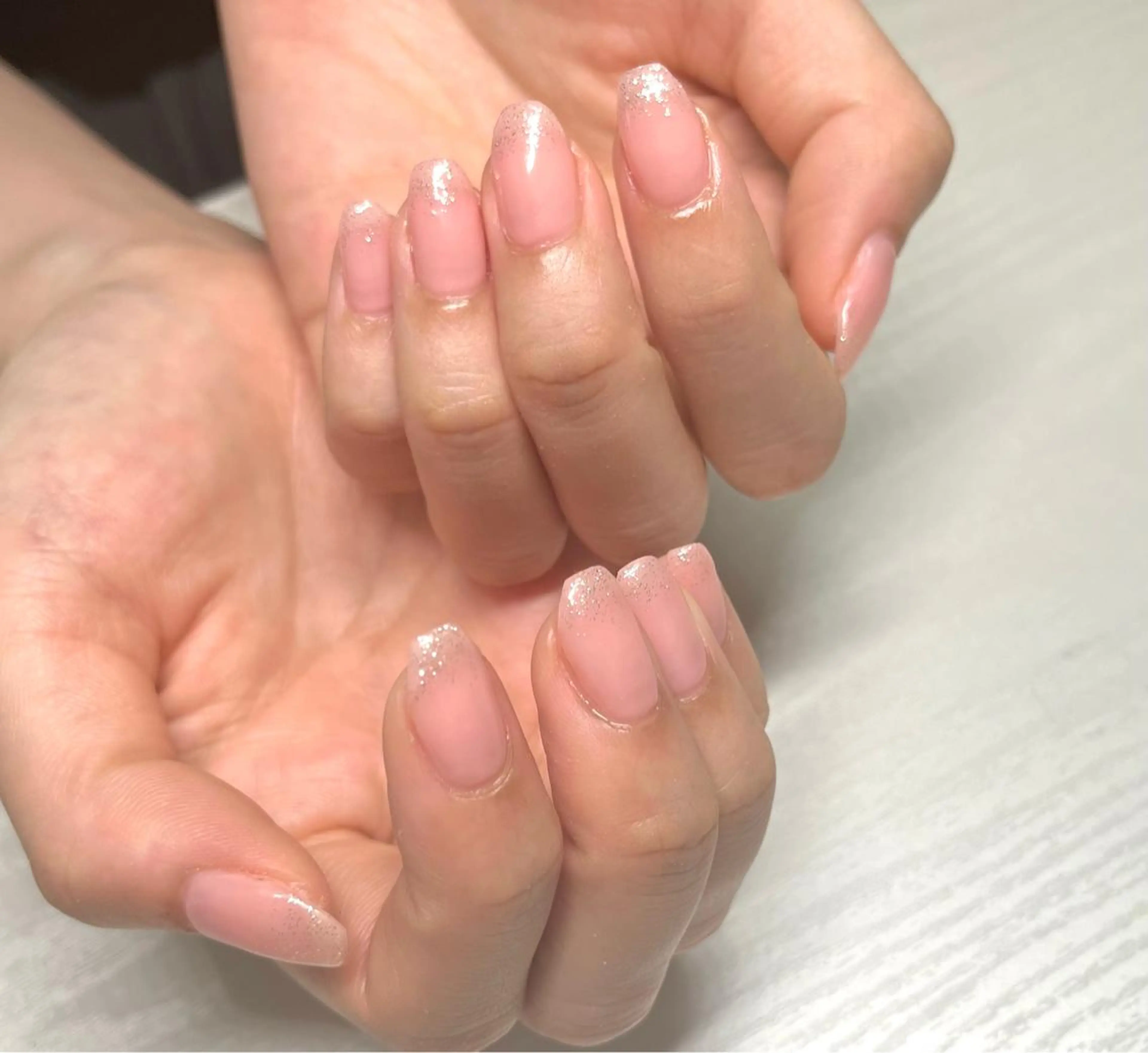 ネイル ラメ(グリッター) オフィスネイル ワンカラーネイル シンプルネイル nuovo yukoのネイルデザイン