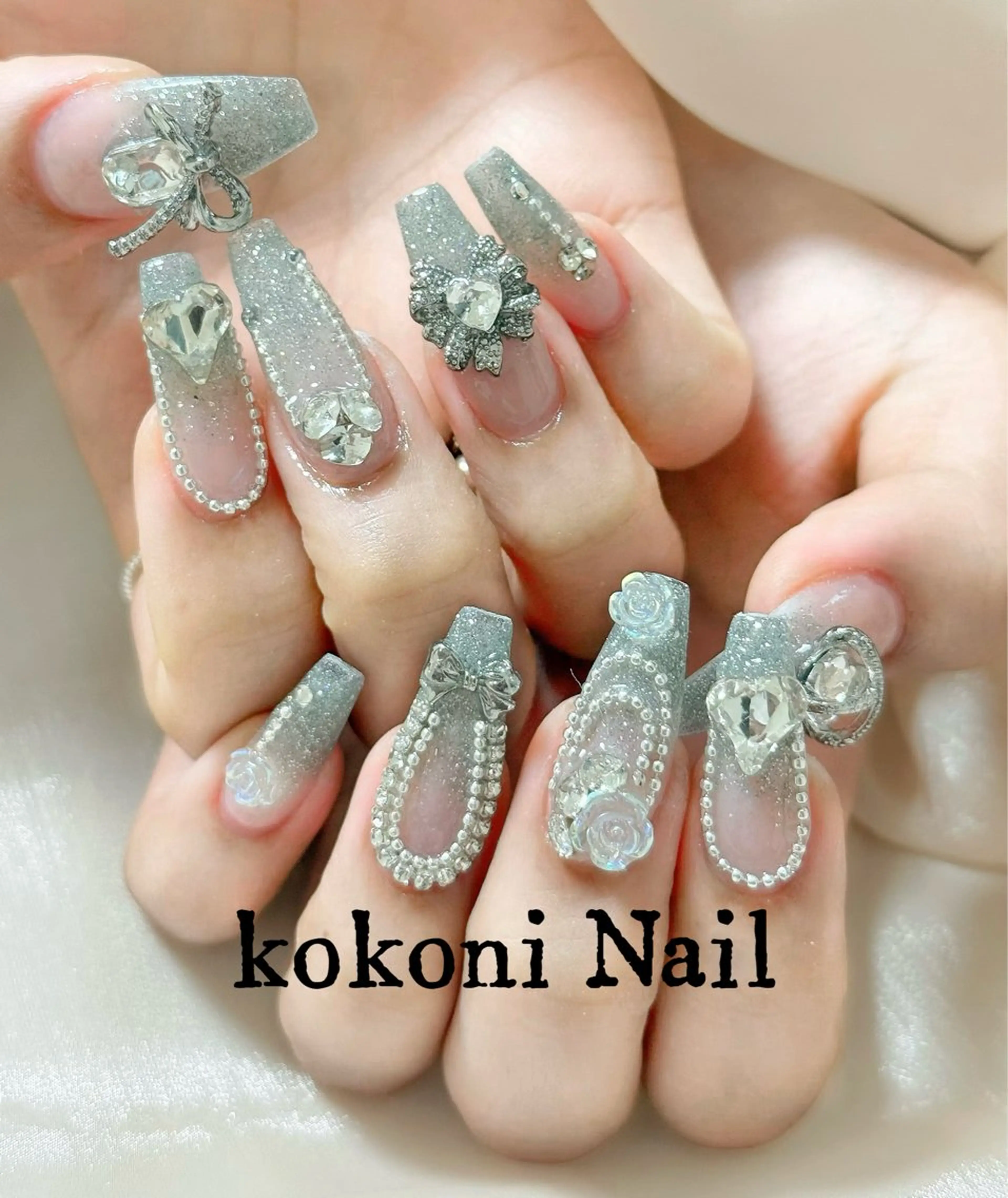 【チップ長さ出し】デザイン&パーツやり放題の写真