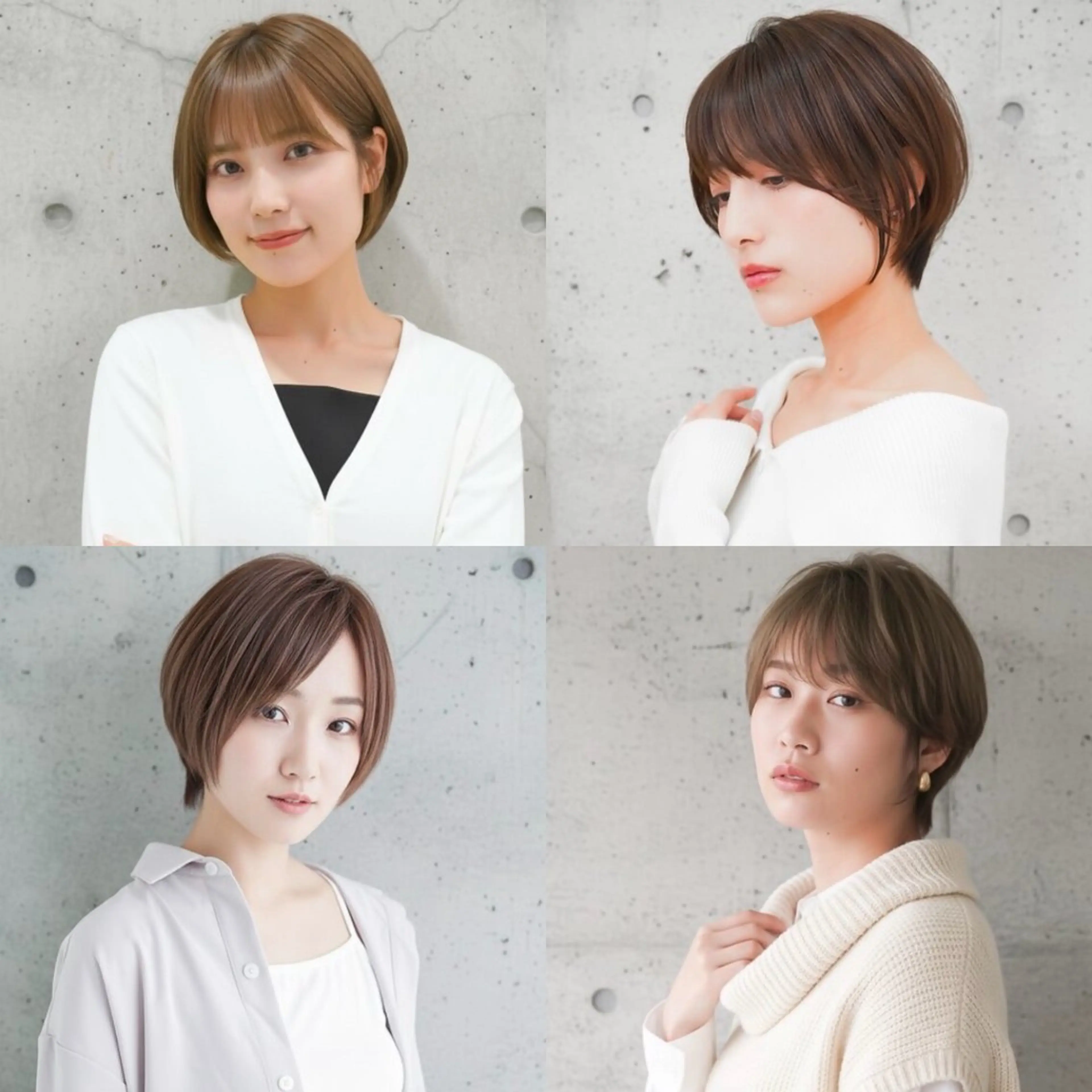 ショート カラー パーマ ブリーチ 縮毛矯正 佐々木やすは/ レディースモデル募集のヘアスタイル