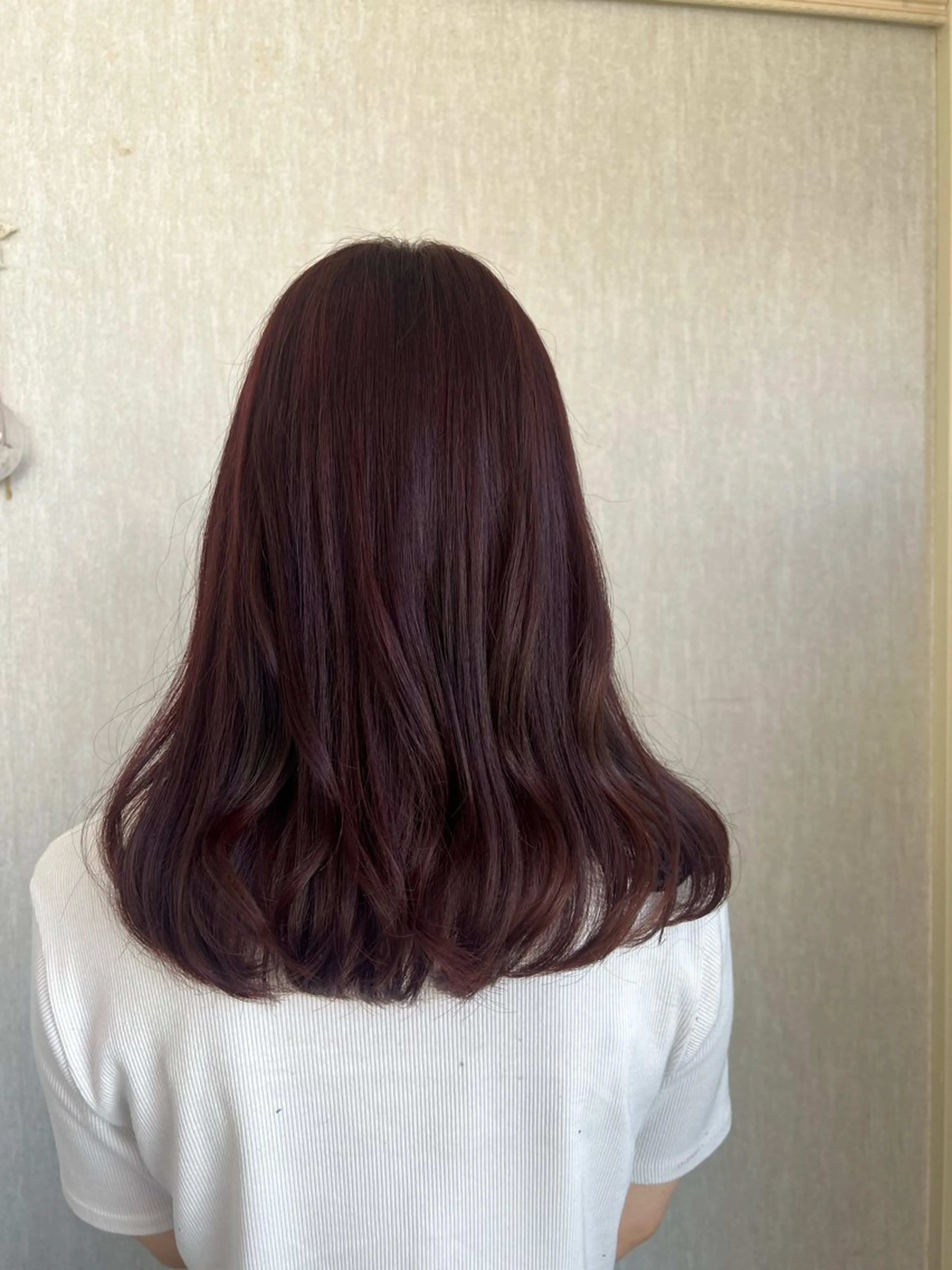 セミロング ヘアカラー トリートメント 長尾ゆりの/ボブ/ ベージュ/ハイトーンのヘアスタイル