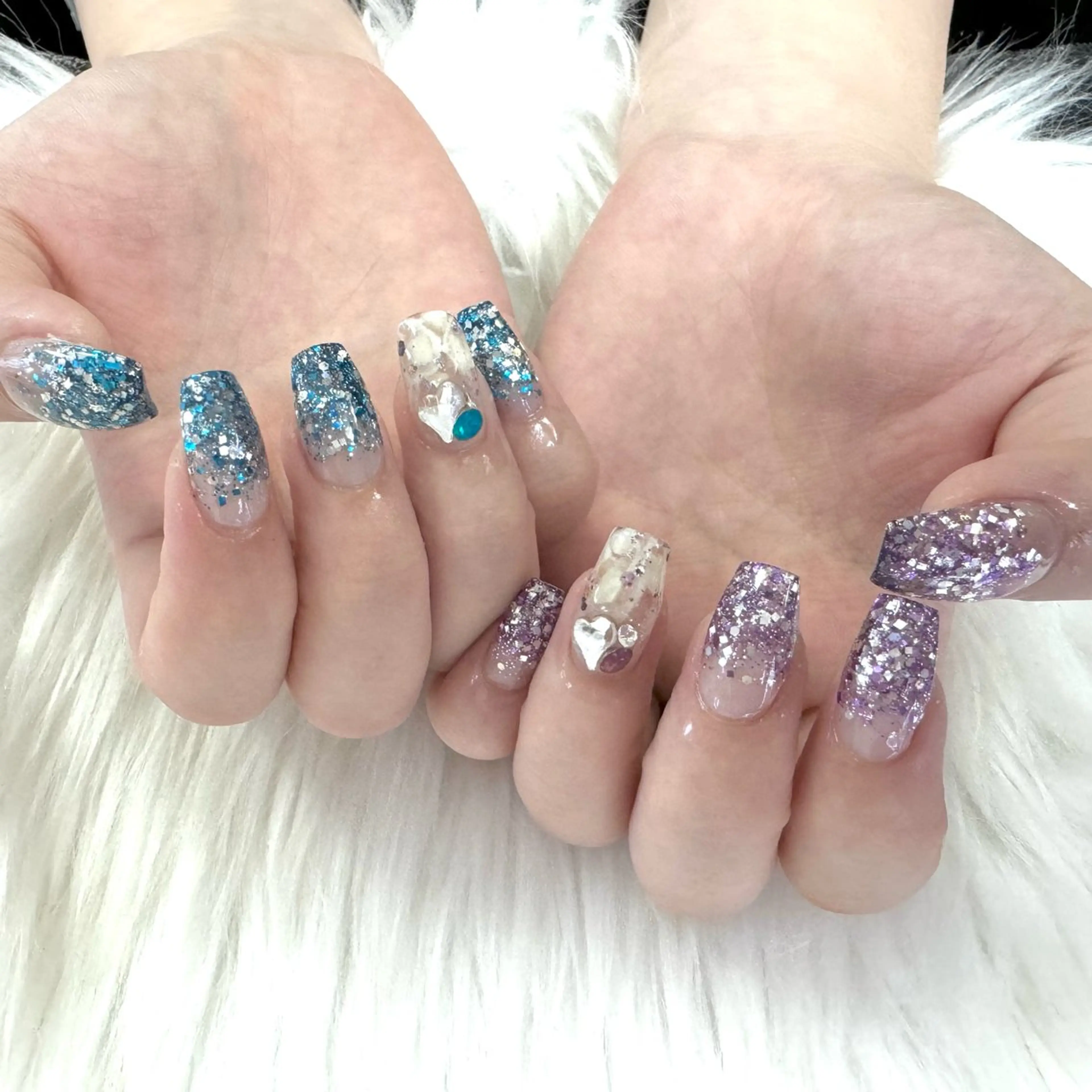 ネイル スカルプネイル ショートネイル G.el【ジエル】所属・G.el sayaのネイルデザイン