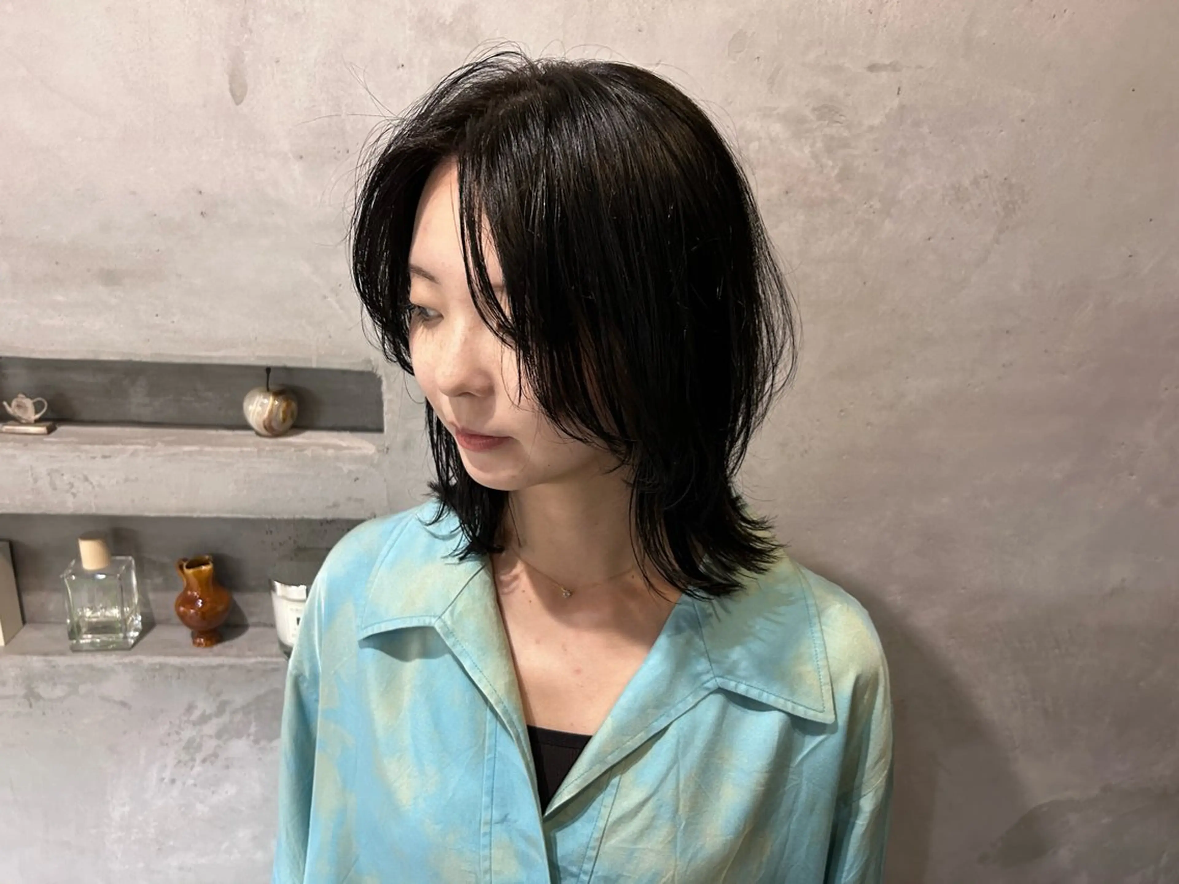 ミディアム カラー yll所属・似合わせ/ハイトーン /中目黒/さくらのヘアスタイル