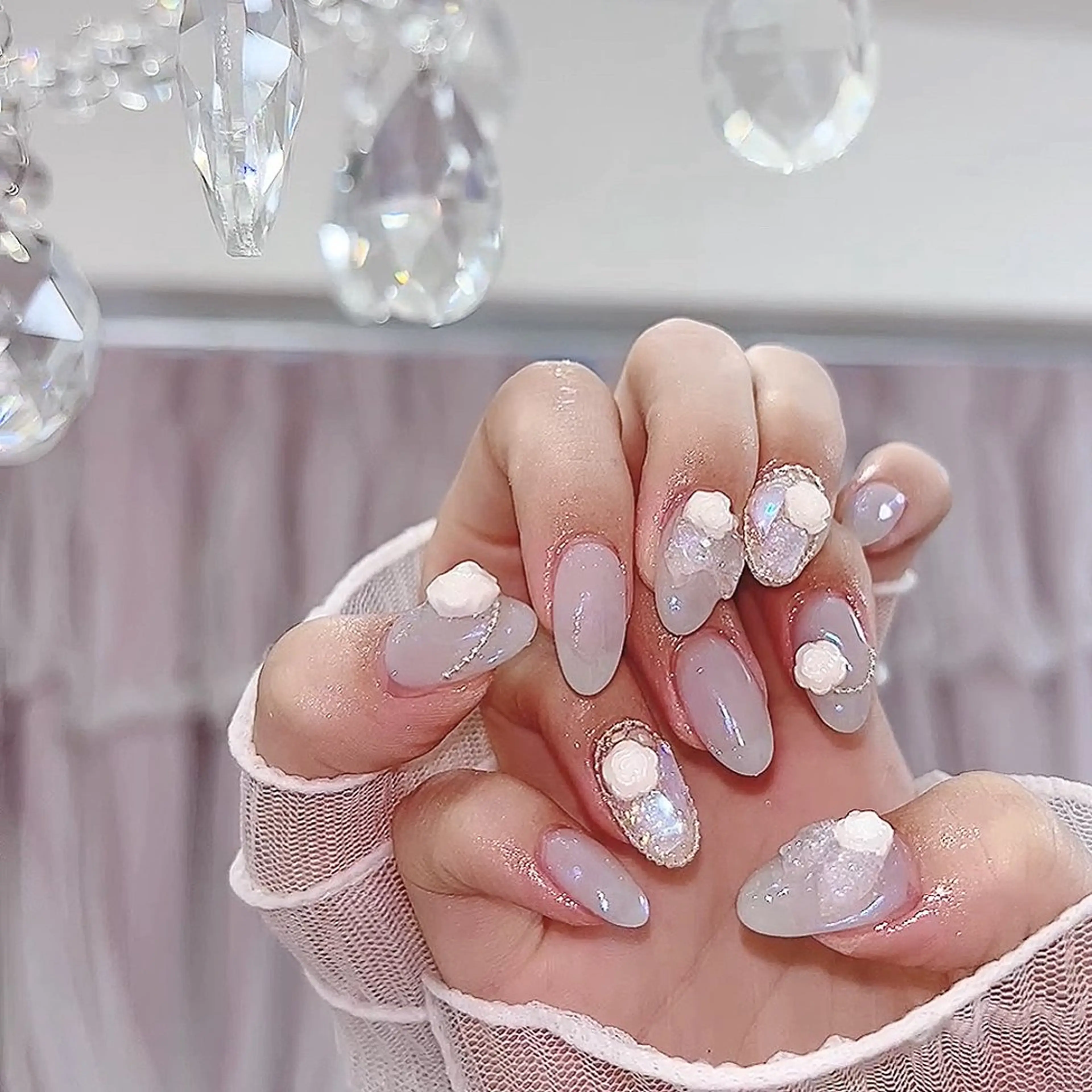 ネイル 長さ出し merci nail所属・merci nailのネイルデザイン