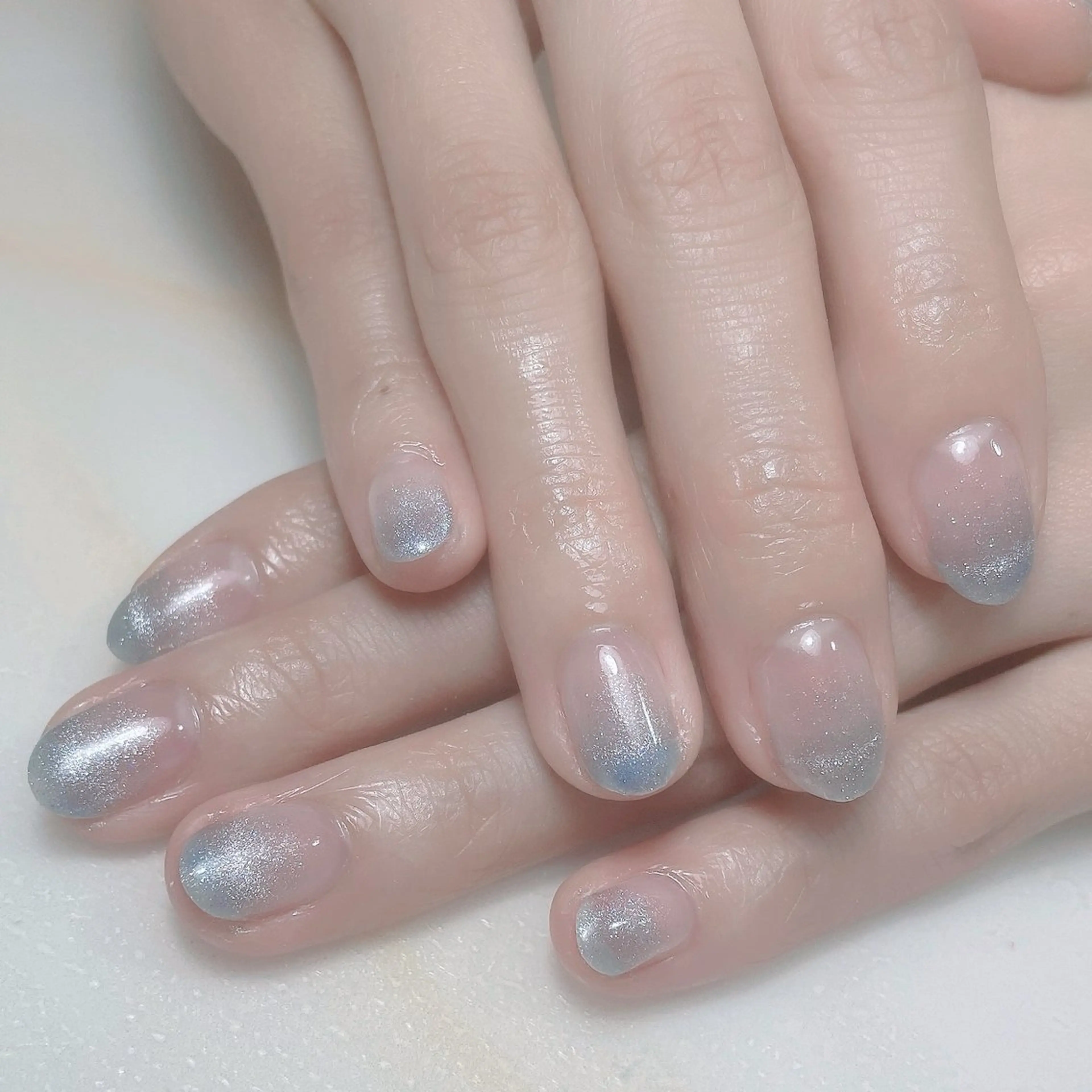 ネイル アートネイル フレンチネイル ジェルネイル グラデーション 韓国ネイル ハンドネイル 久保田 マリコのネイルデザイン