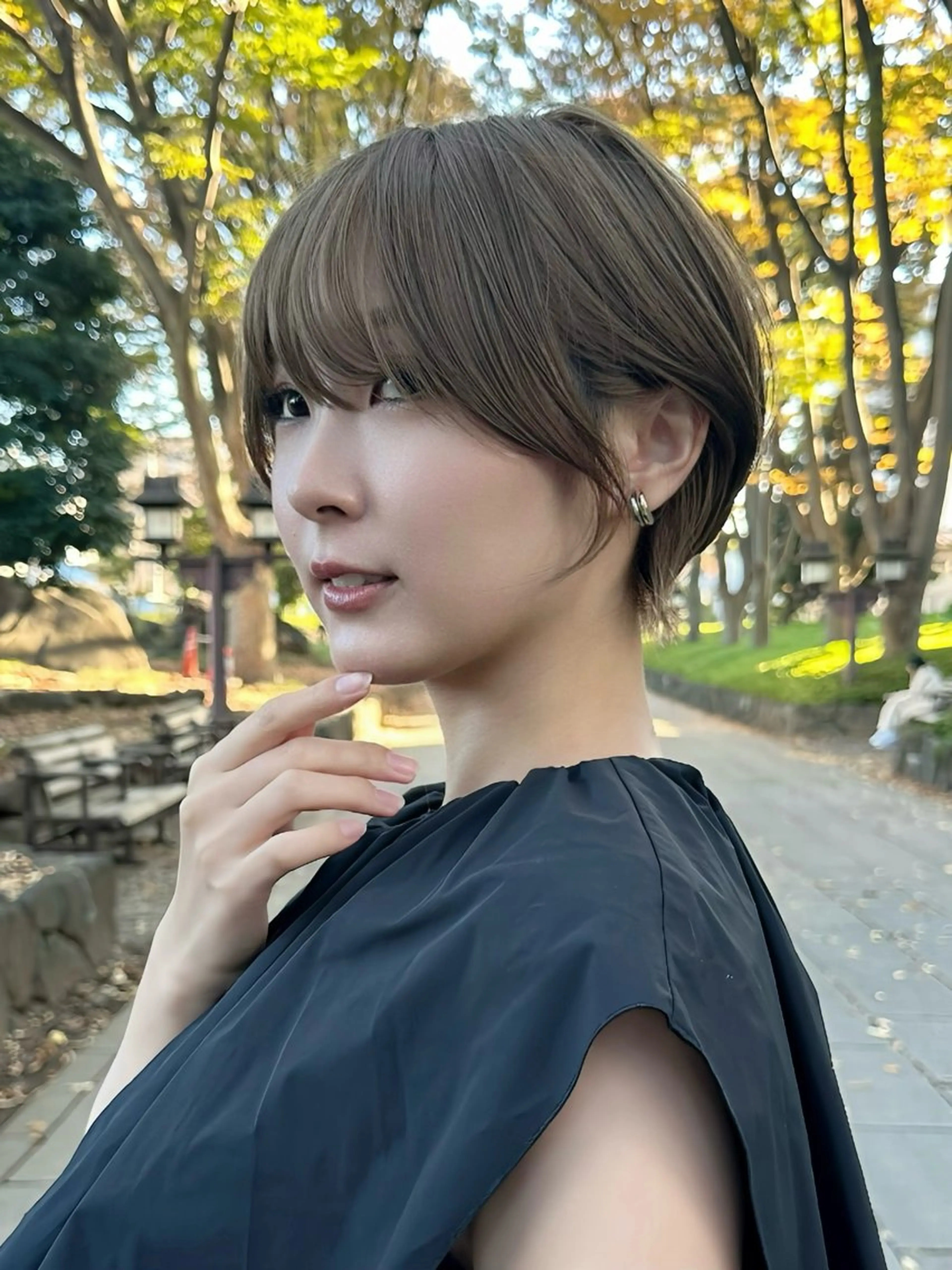 ショート ショートヘア 小顔カット カット ヘアカラー トリートメント ヘッドスパ taiga ショート /レイヤー/矯正🌈のヘアスタイル