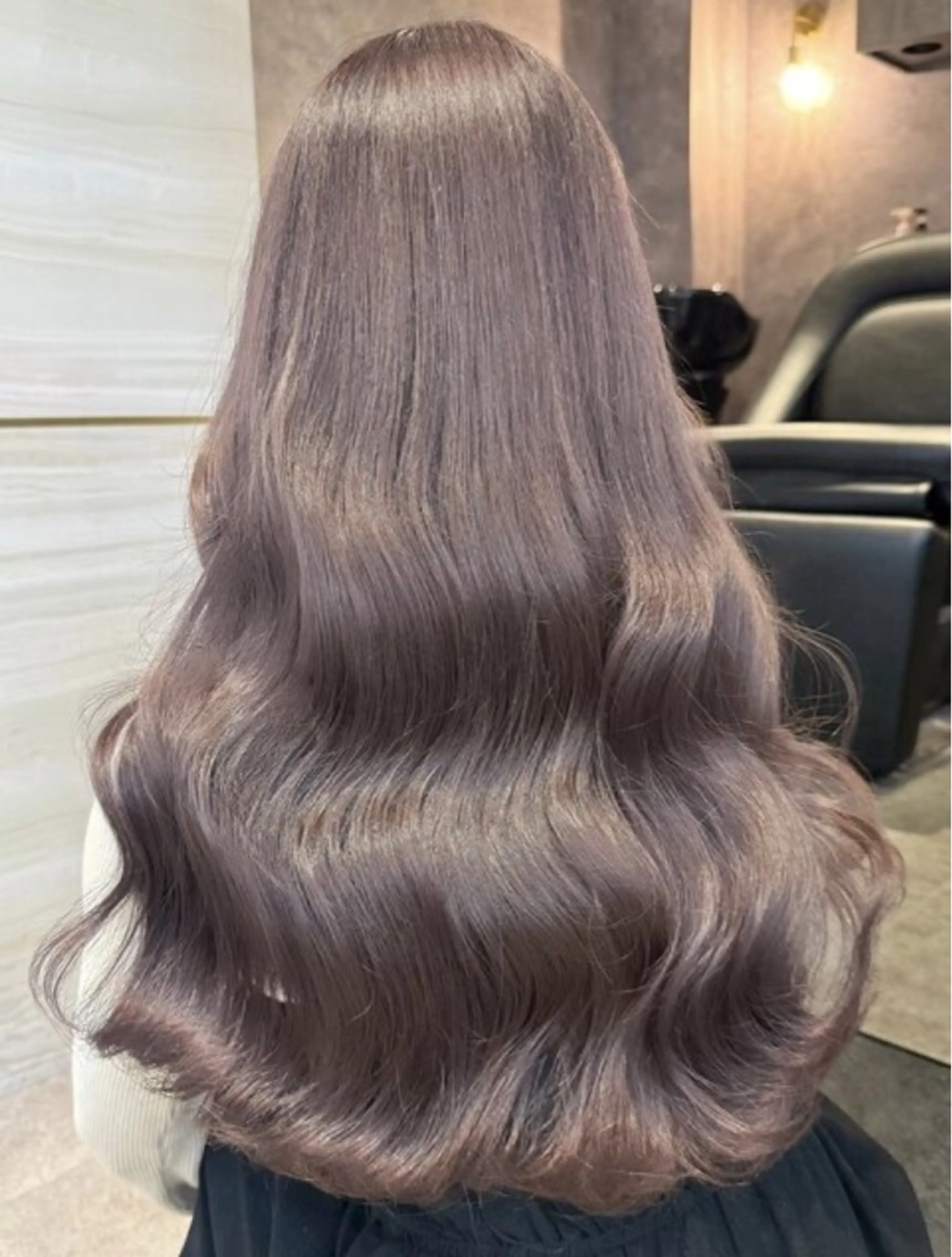 ロング 💘Kurea💘 艶髪/韓国/暗髪のヘアスタイル