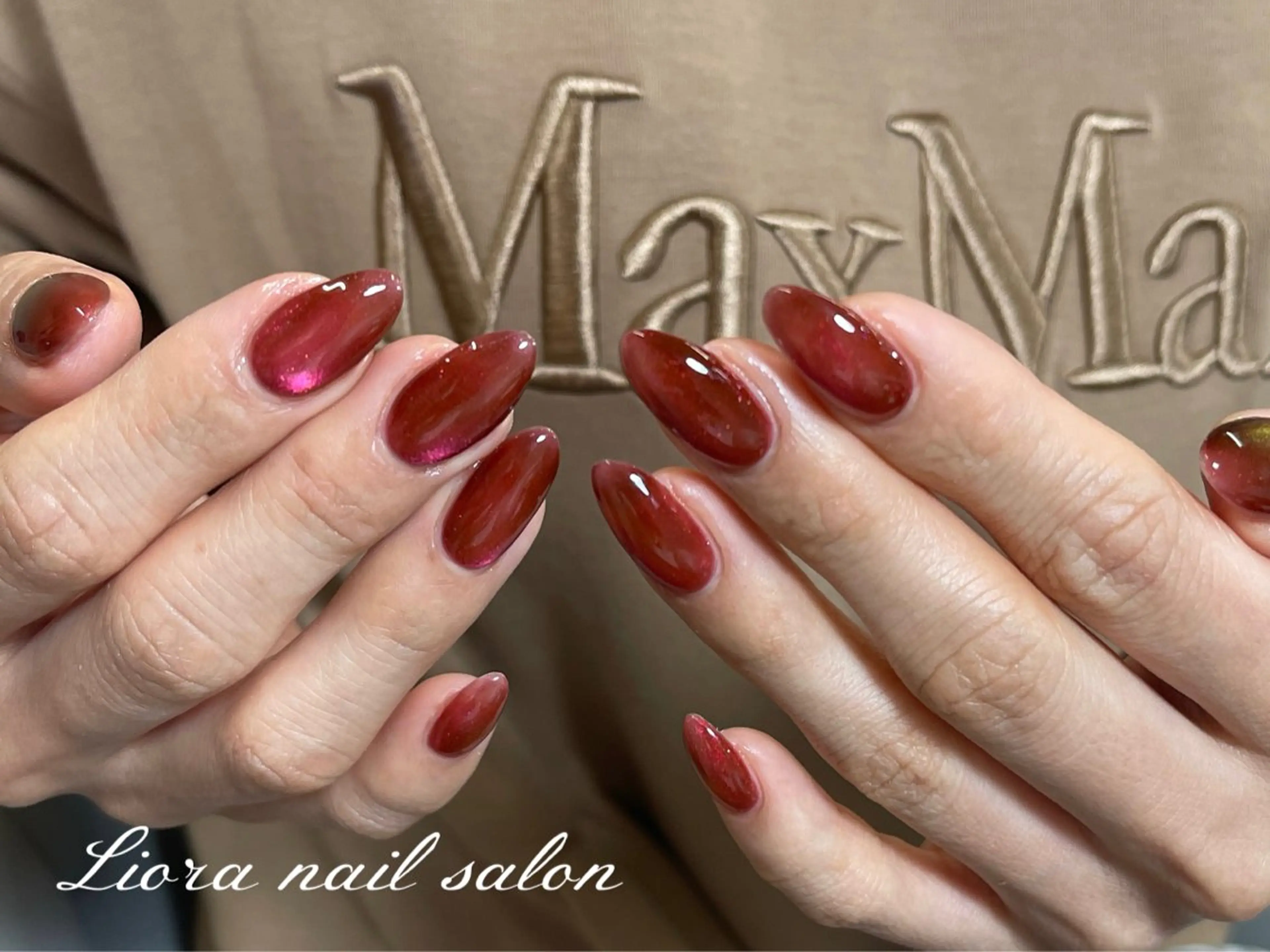 ネイル チークネイル フットネイル フレンチネイル ジェルネイル ガーリー ハンドネイル Liora nail 1のネイルデザイン