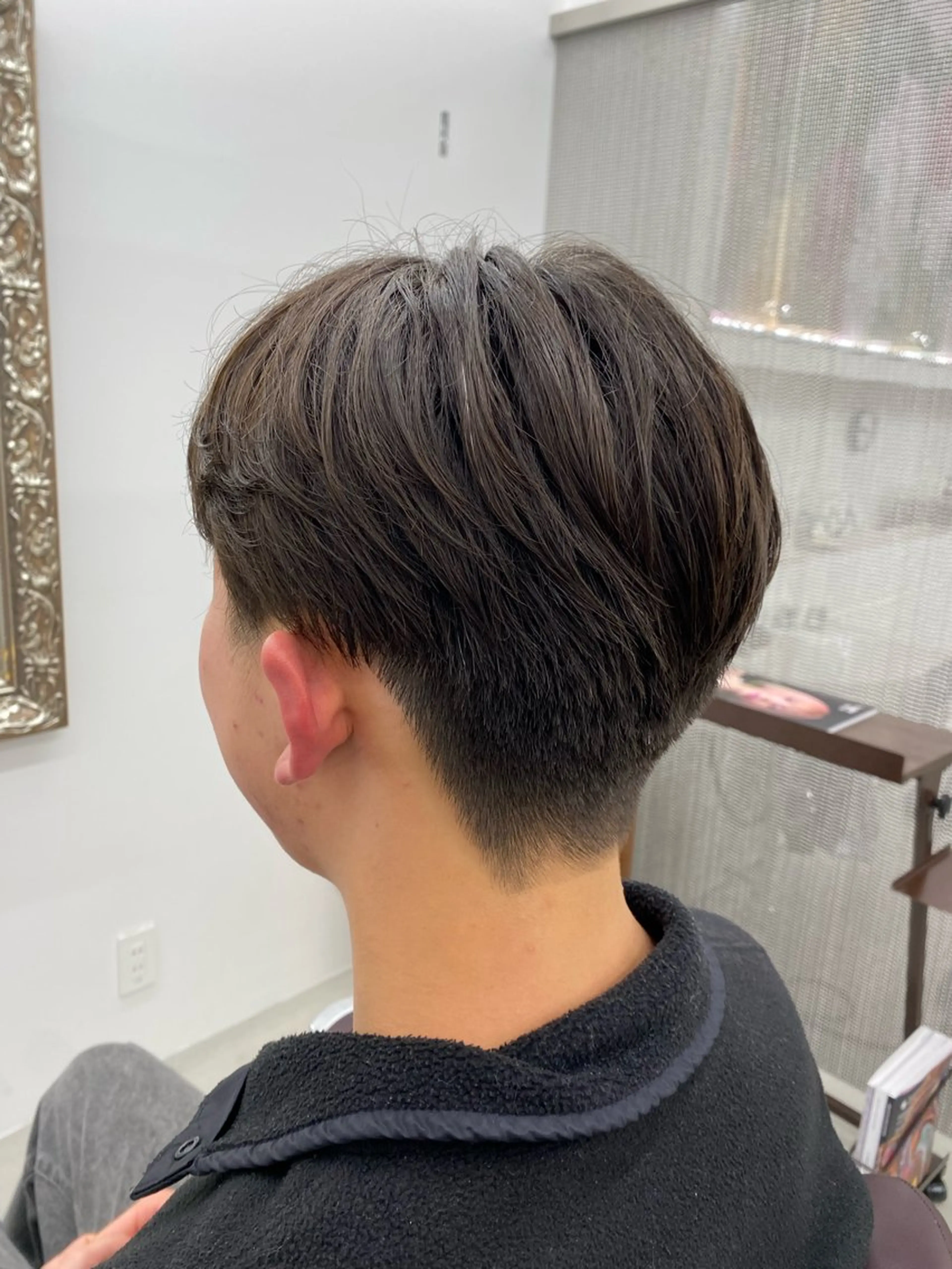 ショート メンズ カット メンズカット/セ ンターパート/Ryuのヘアスタイル