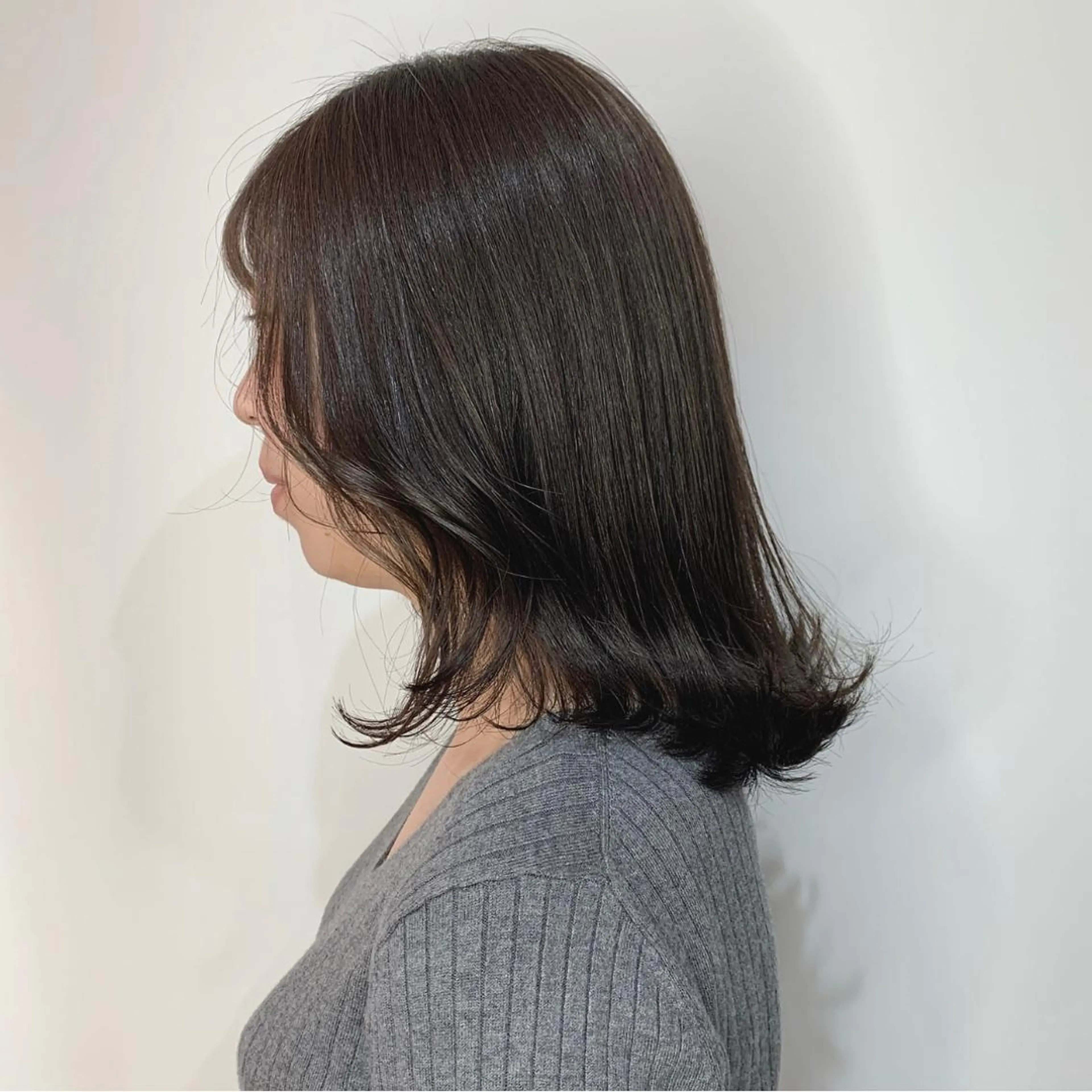 ミディアム カラー カット ヘアカラー HARUKA韓国ヘア /Luana梅田のヘアスタイル