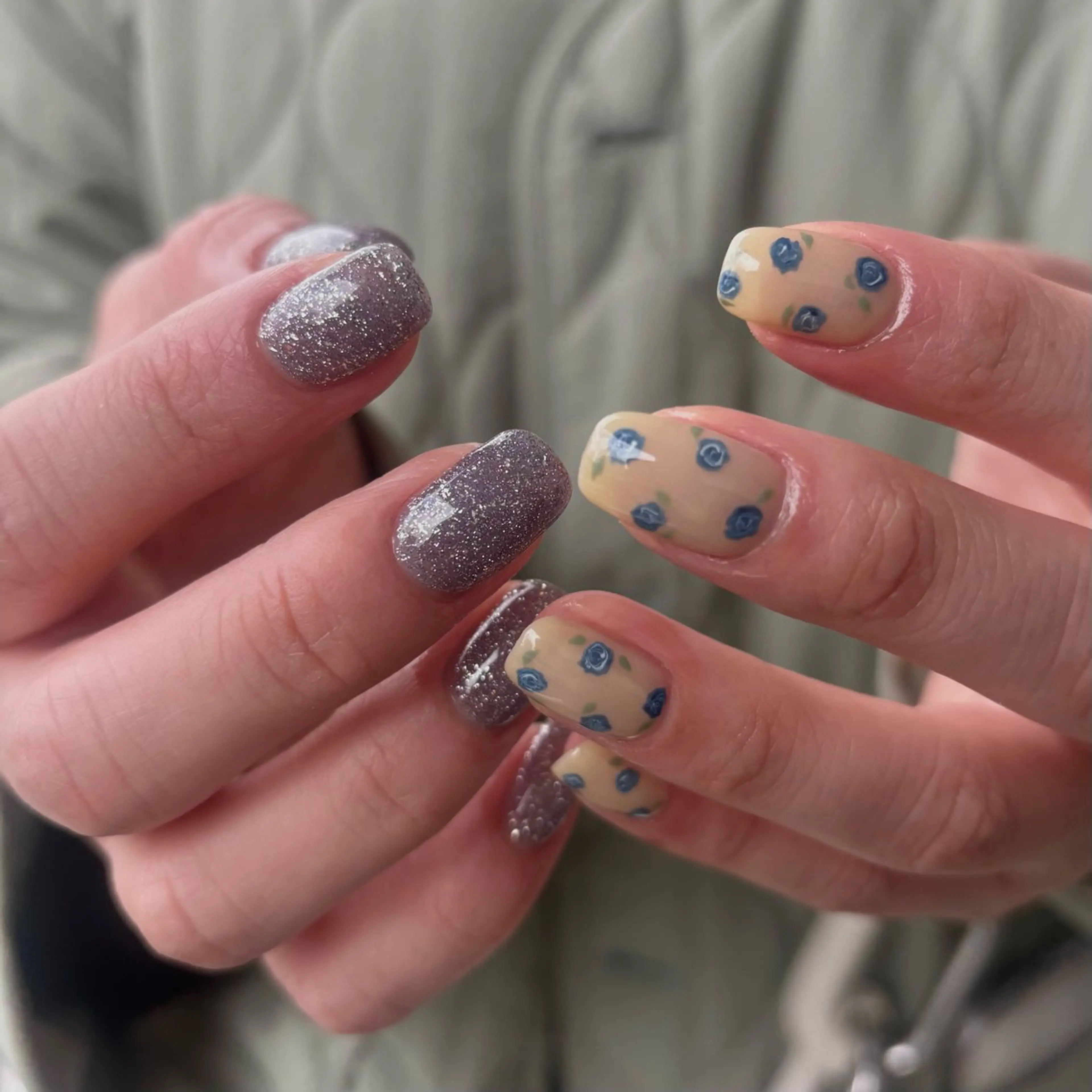 ネイル アートネイル ハンドネイル カメレオン京橋🌻 草葉由佳のネイルデザイン