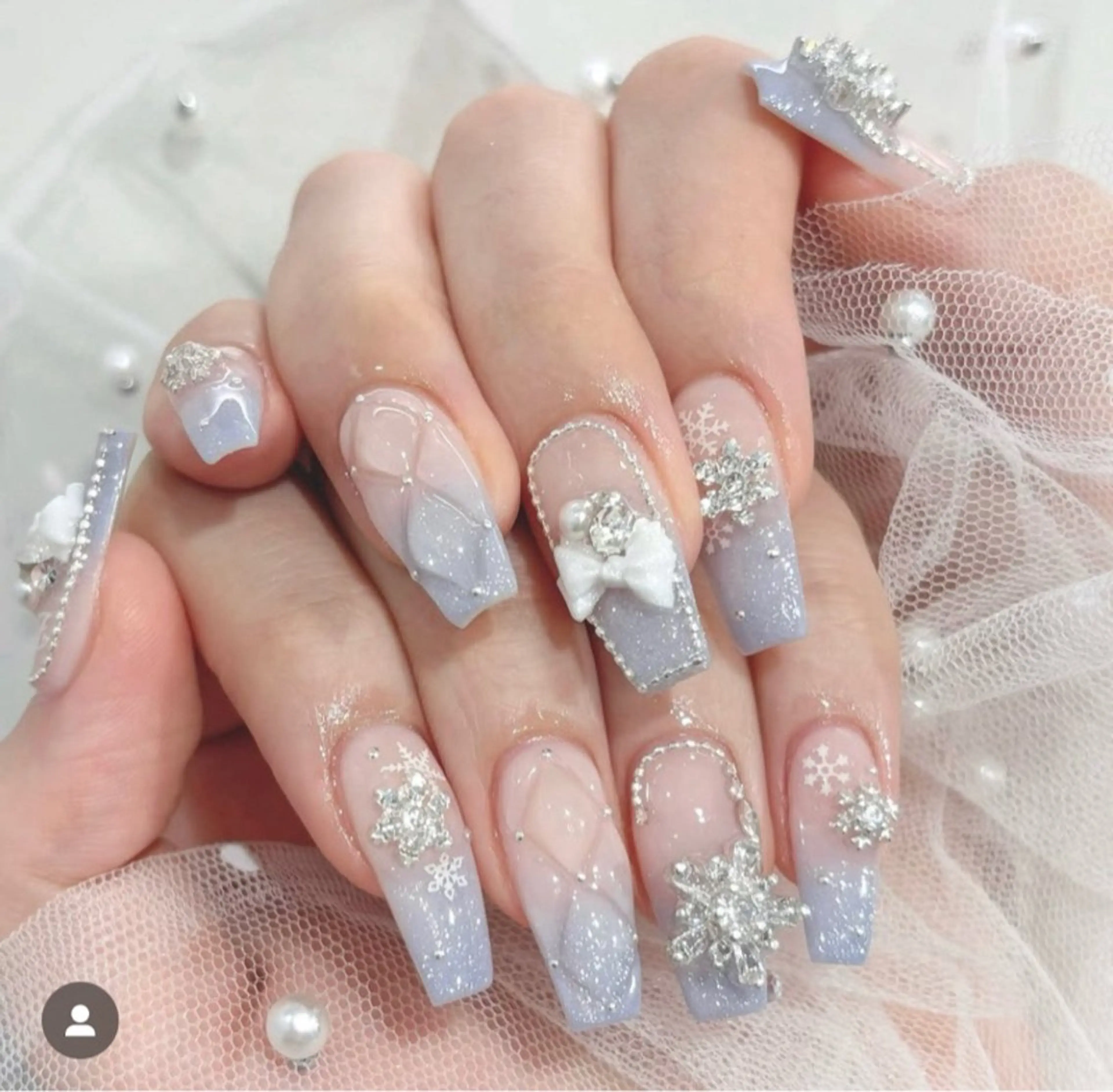 ネイル オーロラネイル チークネイル 長さ出し フットネイル フレンチネイル Lee Nails チップ長さだし専門店のネイルデザイン