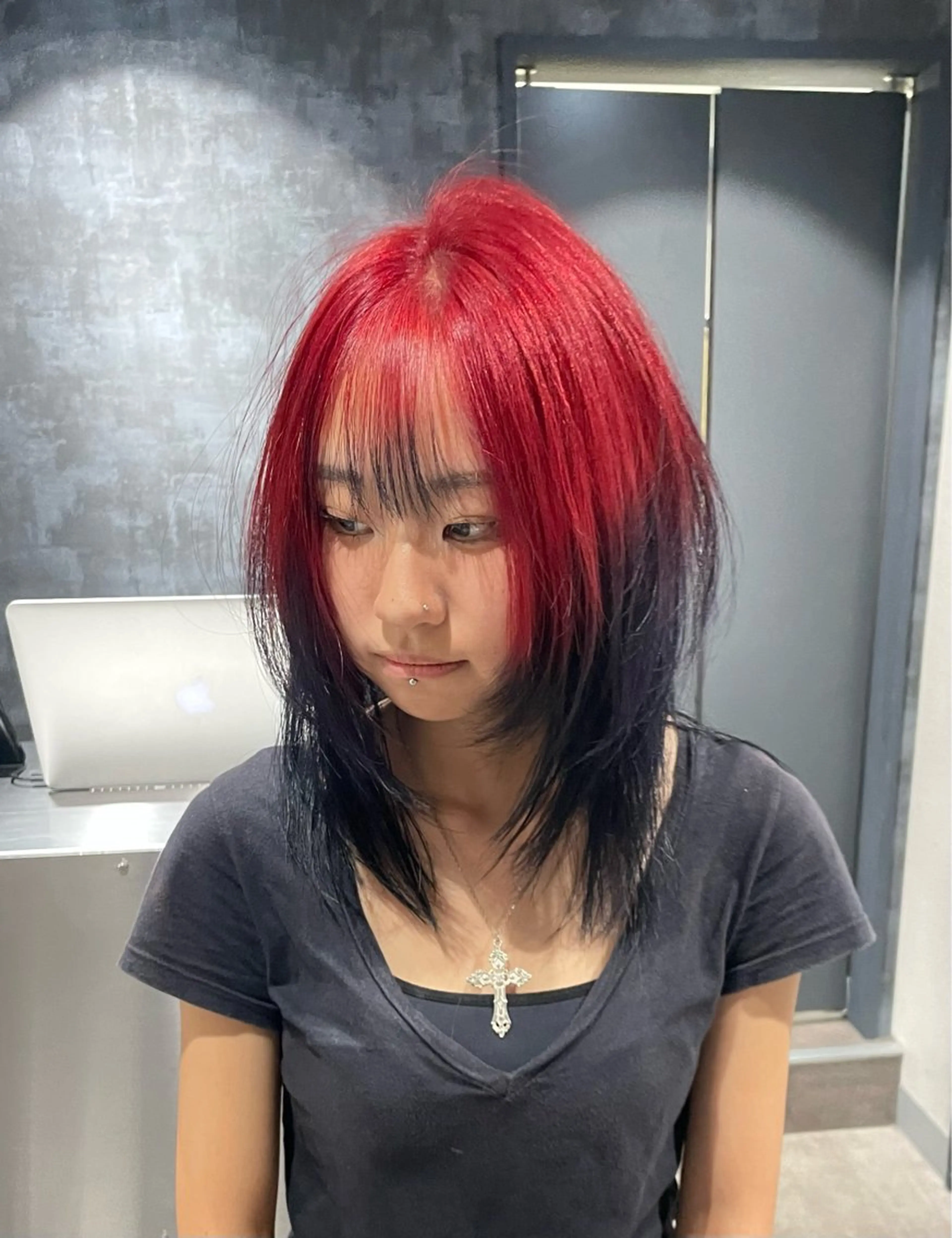 ミディアム 🌟ブリーチ/ボブ/ レイヤー渋谷☀️のヘアスタイル