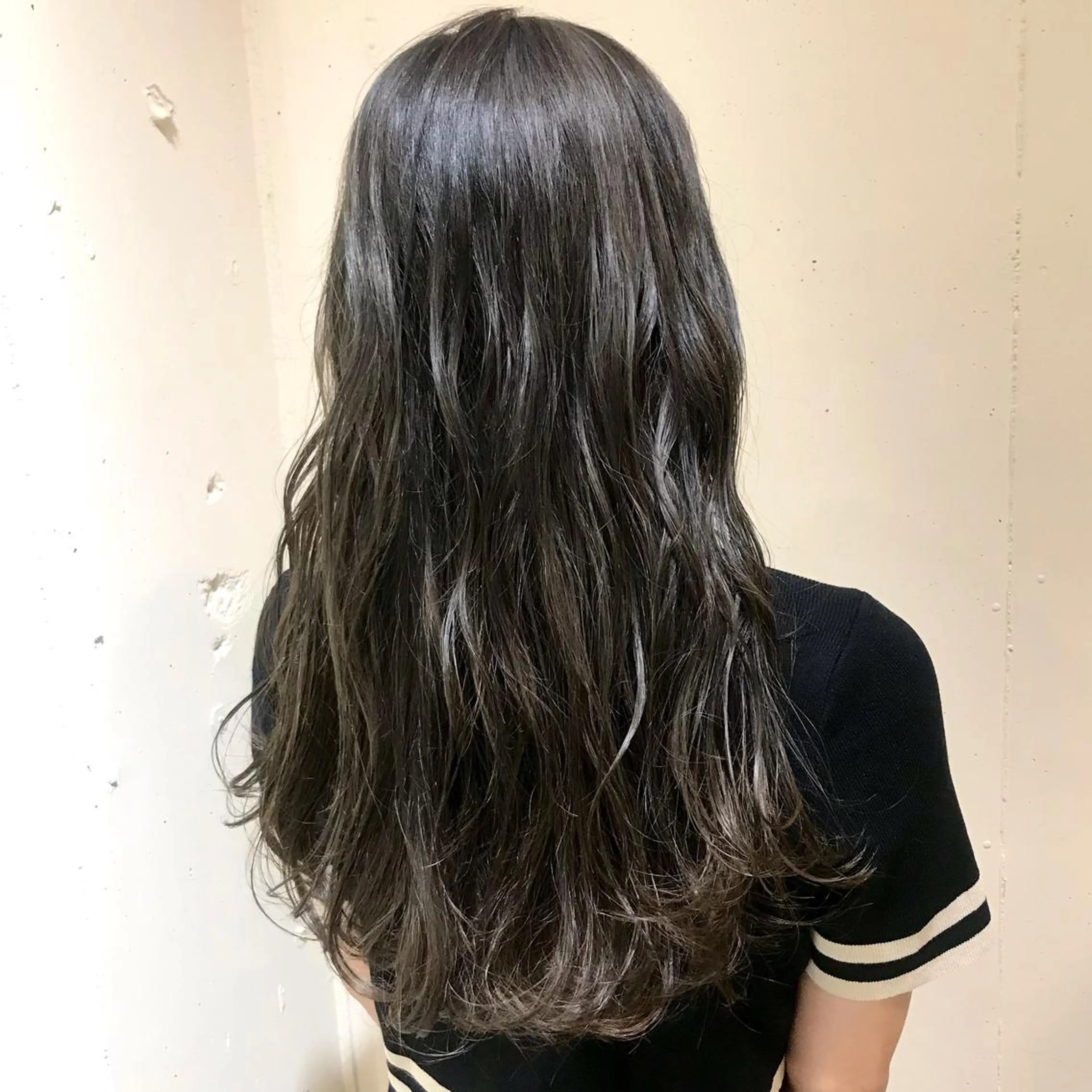 ロング カラー スナコザワ レナのヘアスタイル
