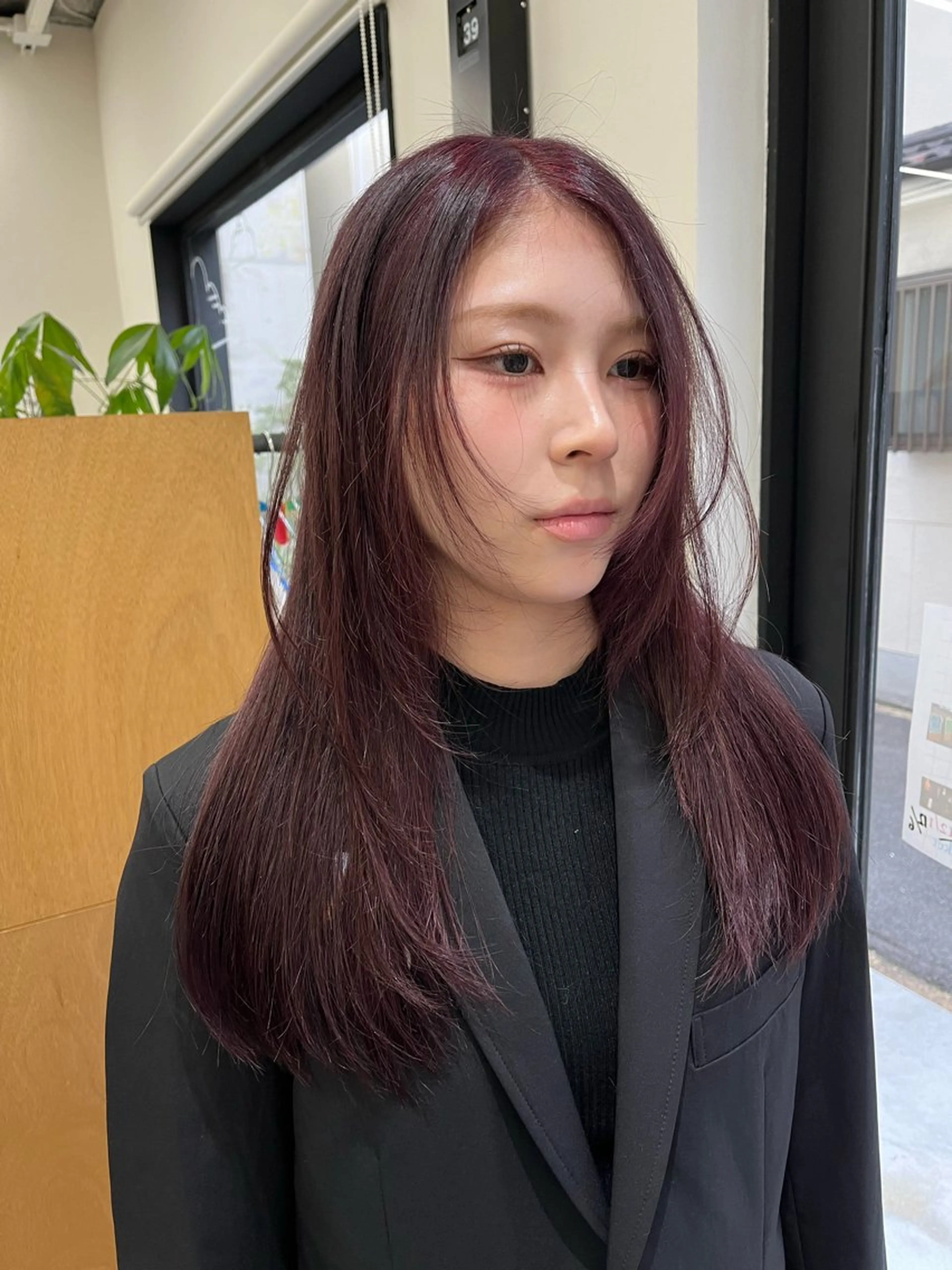 ロング カラー ブリーチ 透明感カラー ダブルカラー ブリーチなしカラー カット ヘアカラー miyu /レイヤー/ブリーチのヘアスタイル