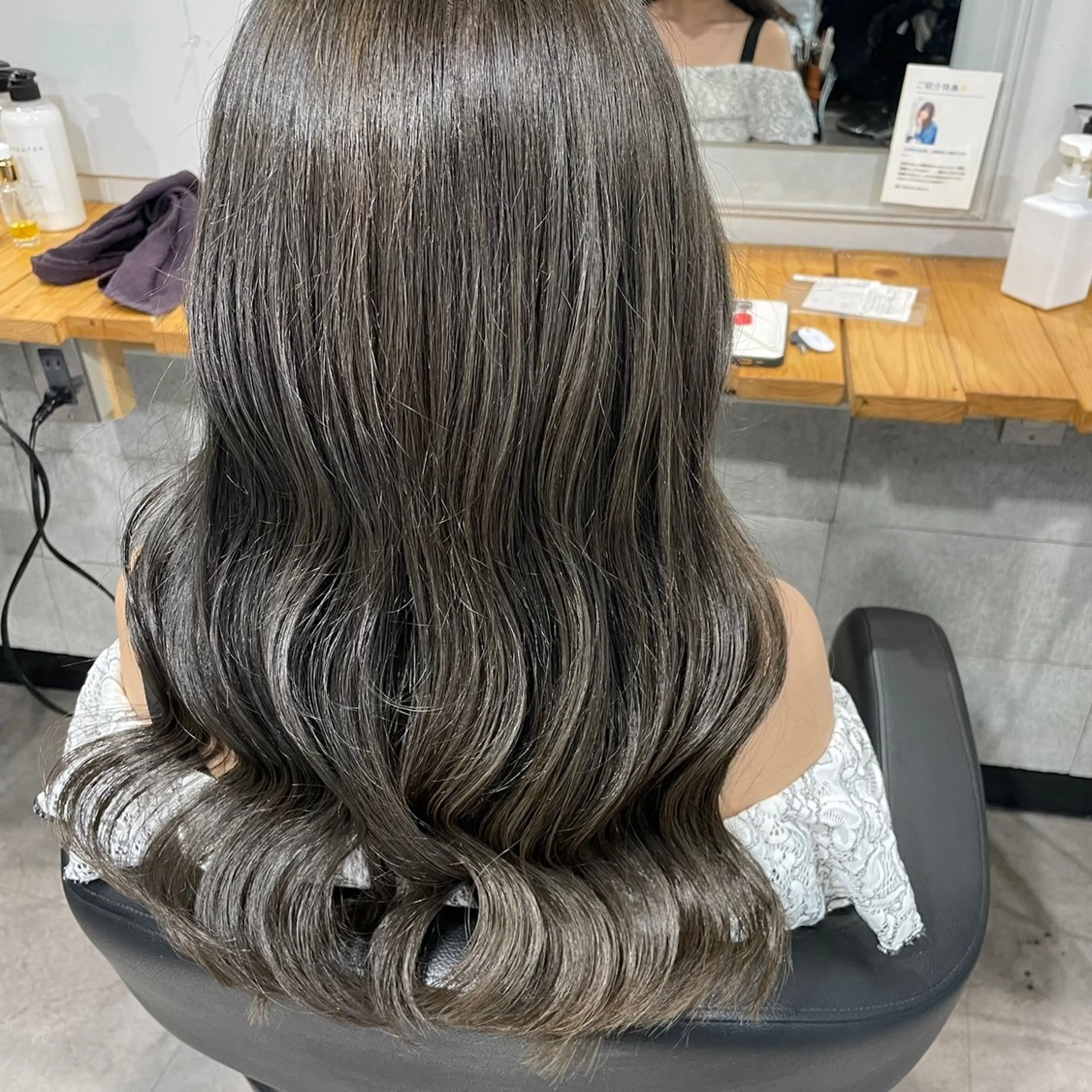 ロング カット ヘアカラー トリートメント ヘッドスパ 韓国Style♡ Nanami🇰🇷のヘアスタイル