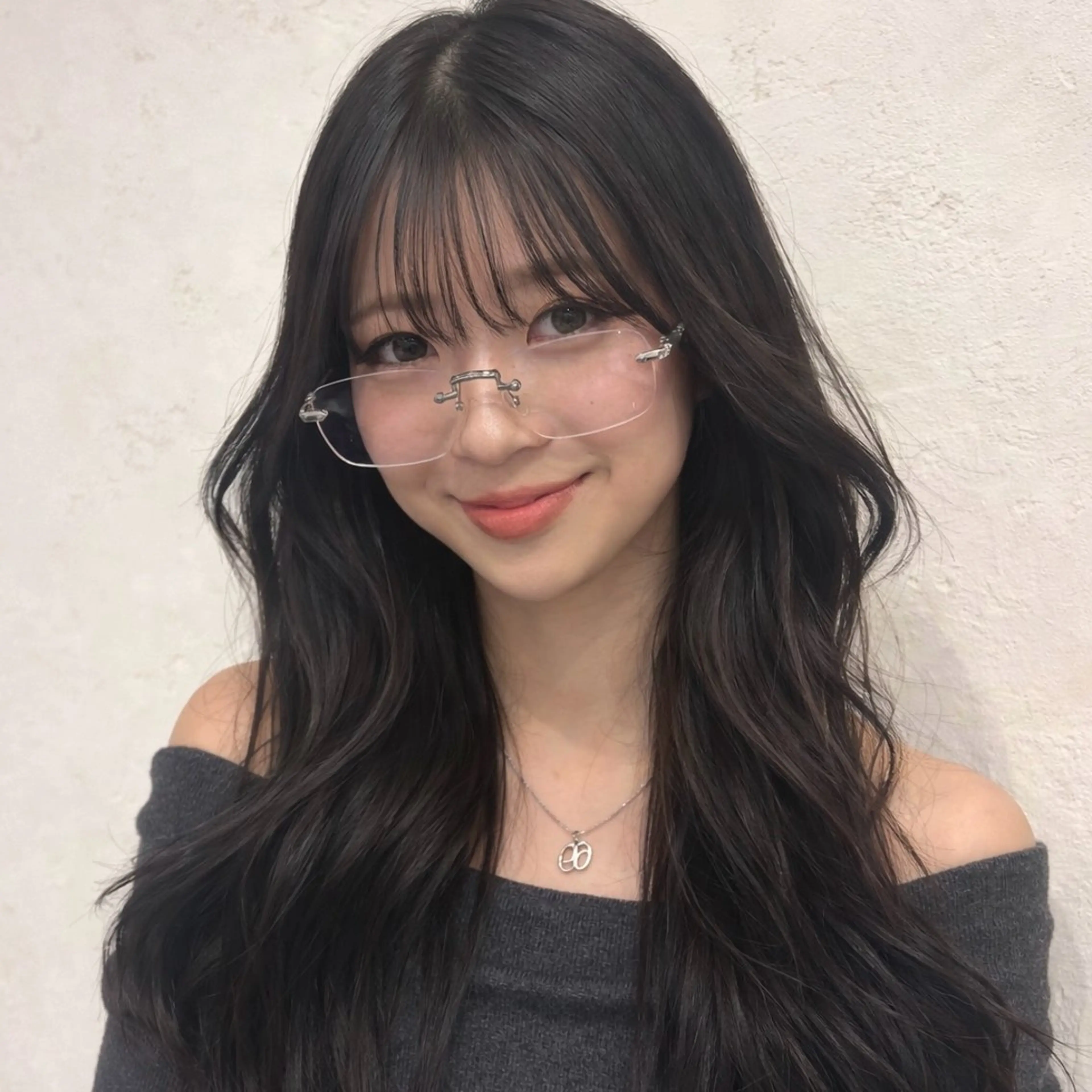 ロング カラー カット ヘアカラー ベージュカラー⌇﻿ レイヤー.𐙚心音のヘアスタイル