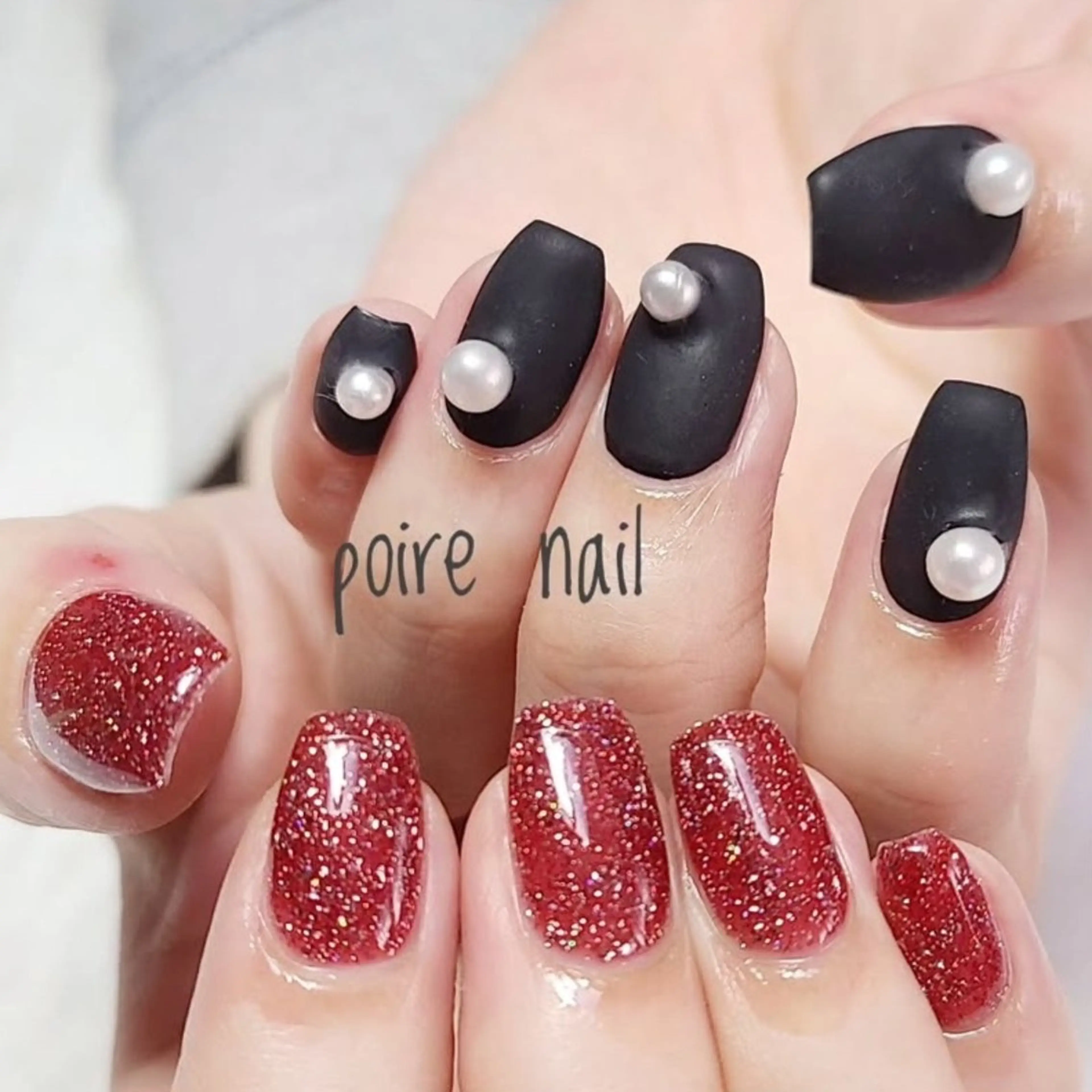 ネイル ハンドネイル ポワールネイル ともみのネイルデザイン