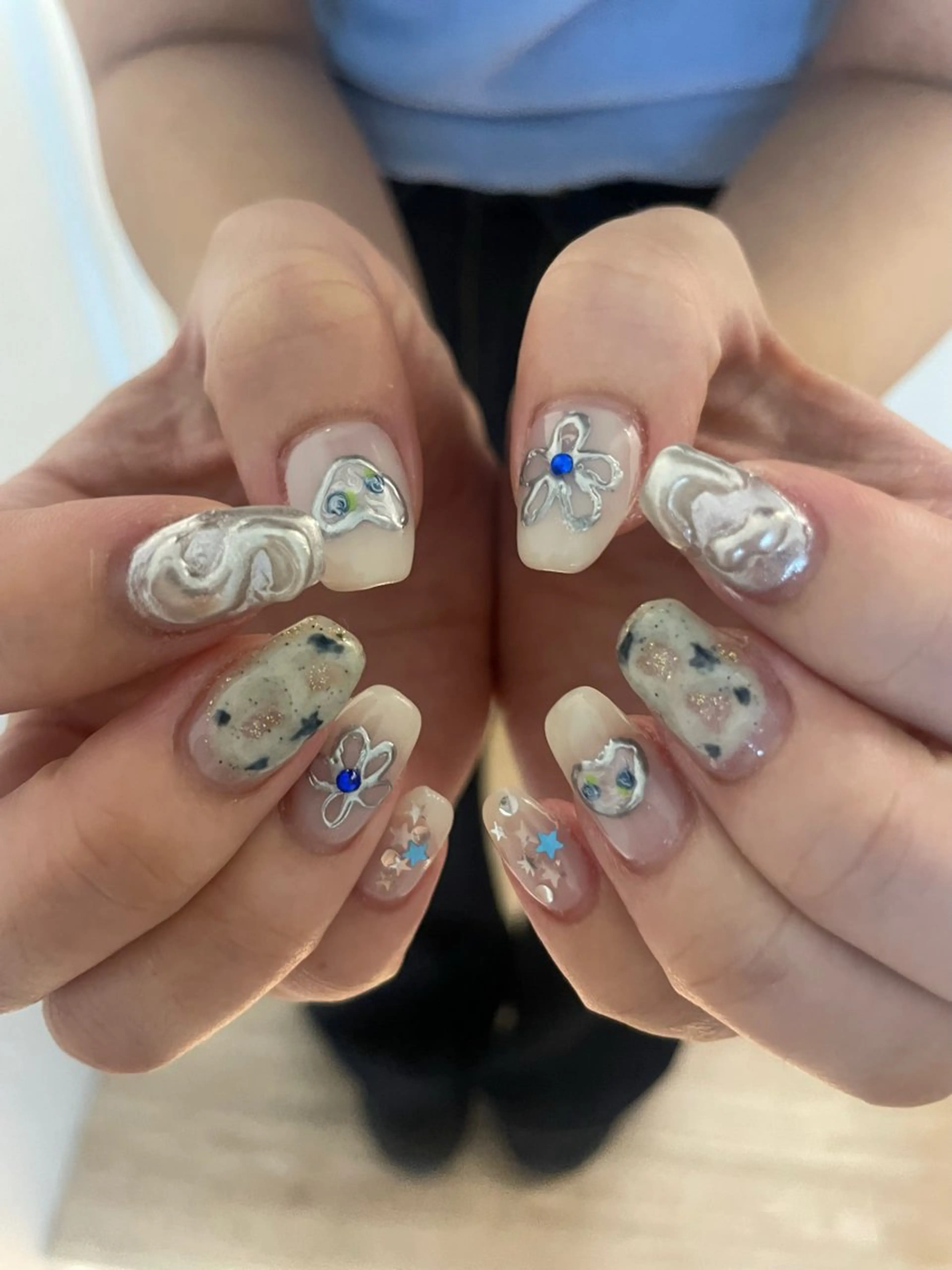 ネイル ハンドネイル ハンドケア ハッシュレイヤー/ ハイトーン/senaのヘアスタイル